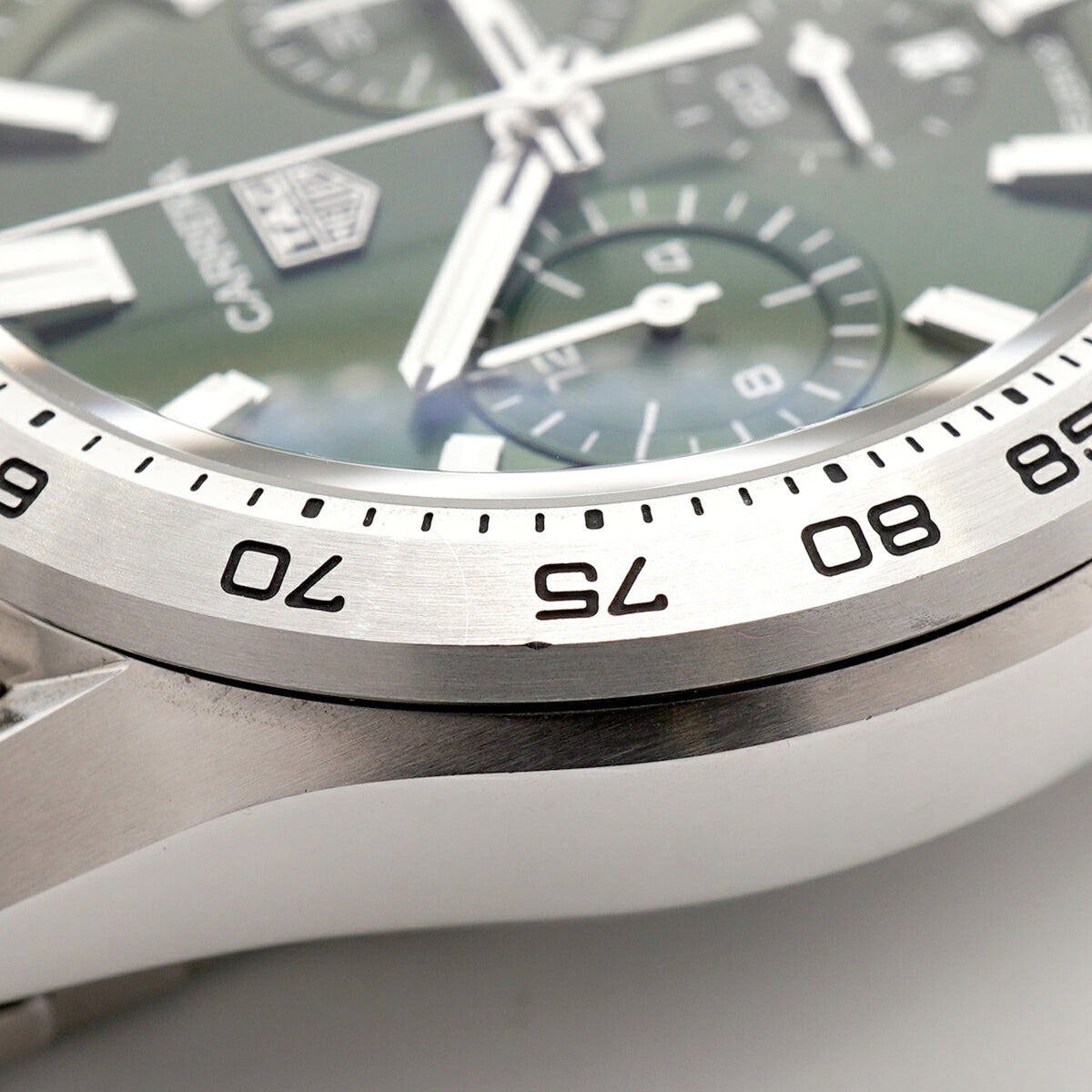 TAG Heuer Carrera Calibre 02 Sport CBN2A10 Green Dial 44mm Watch
