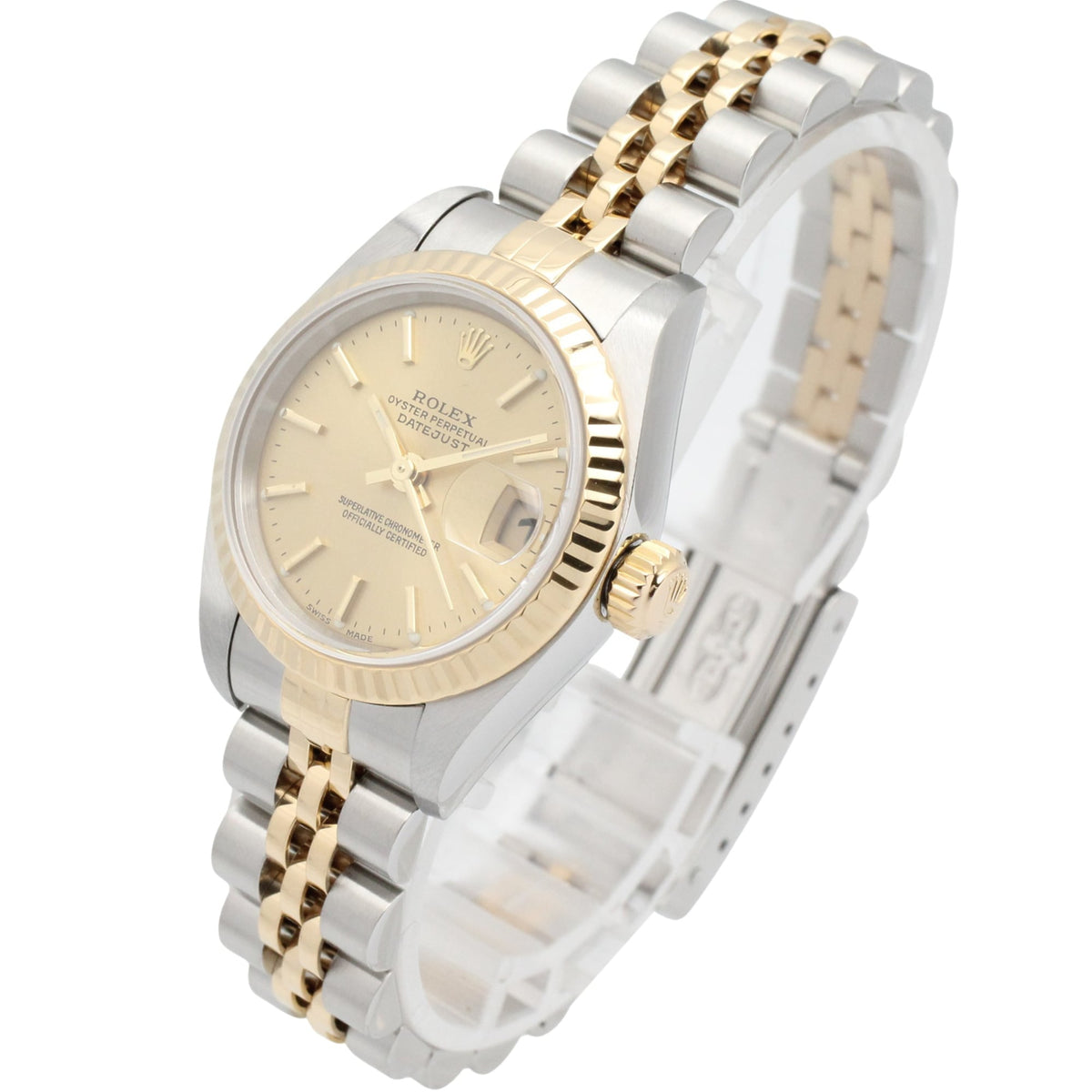 Rolex Datejust 79173 Champagne, Gold Dial 26mm Watch