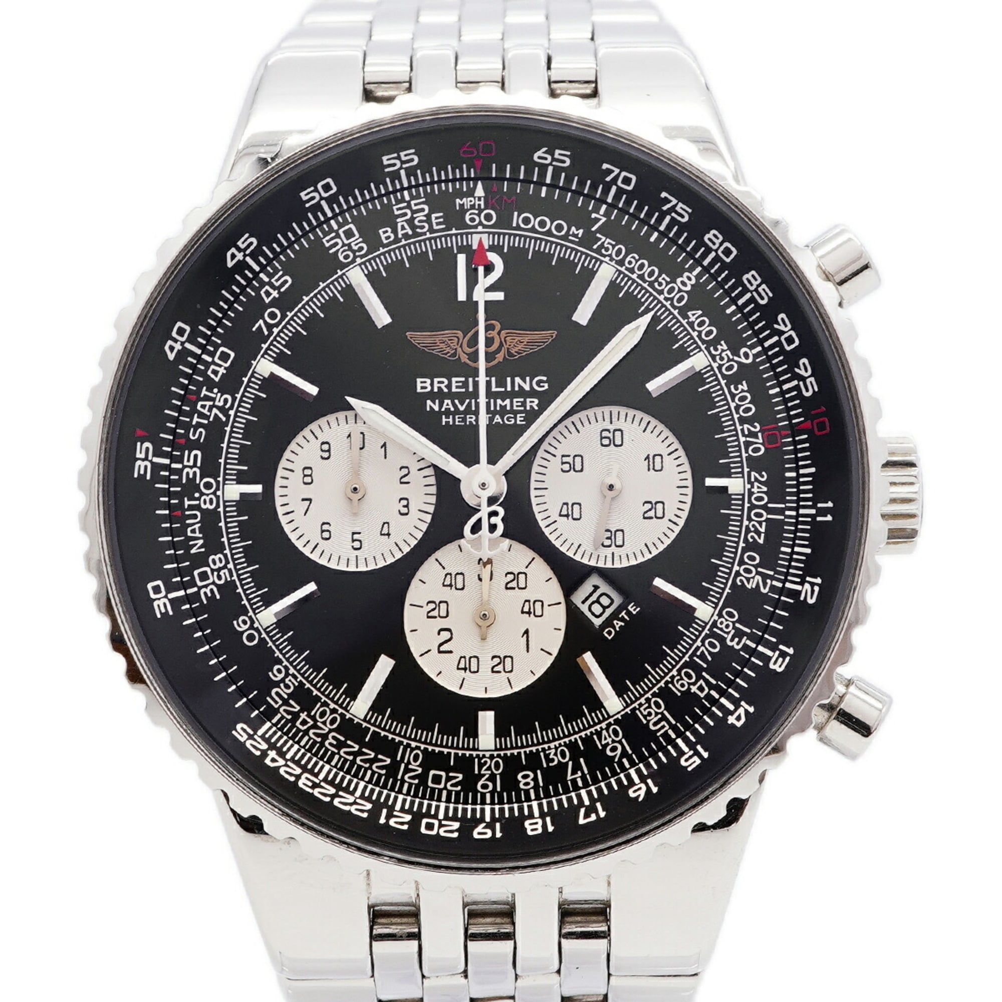 Montre Breitling Navitimer Heritage A35350 Noir Cadran 43 mm