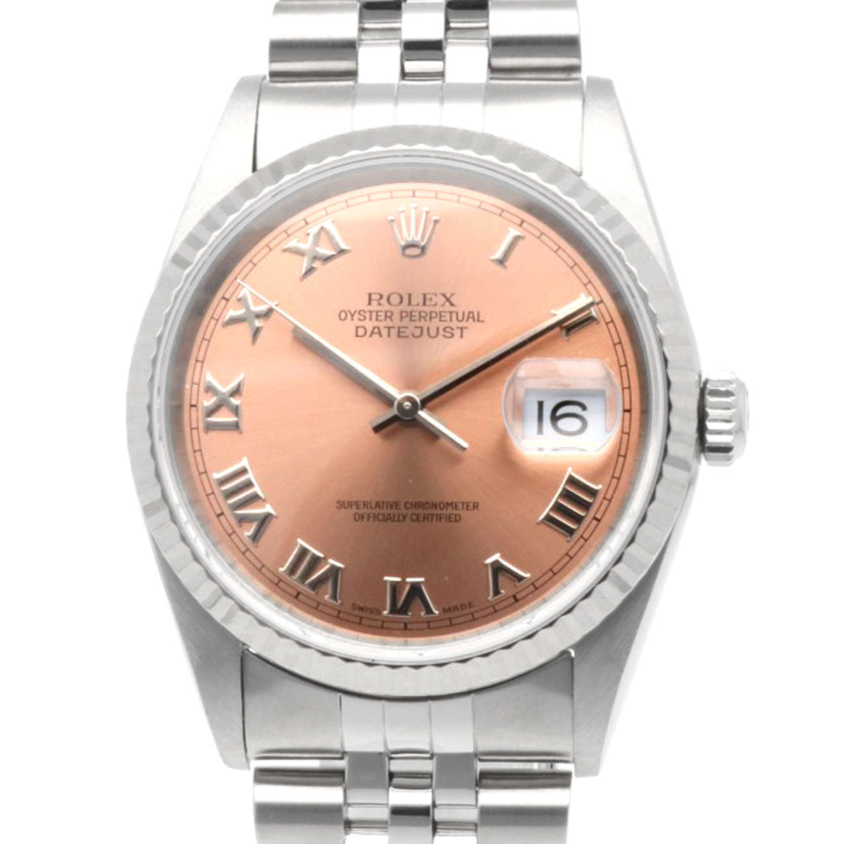 Rolex Datejust Oyster Perpetual 16234 Rosa Zifferblatt 36 mm Uhr