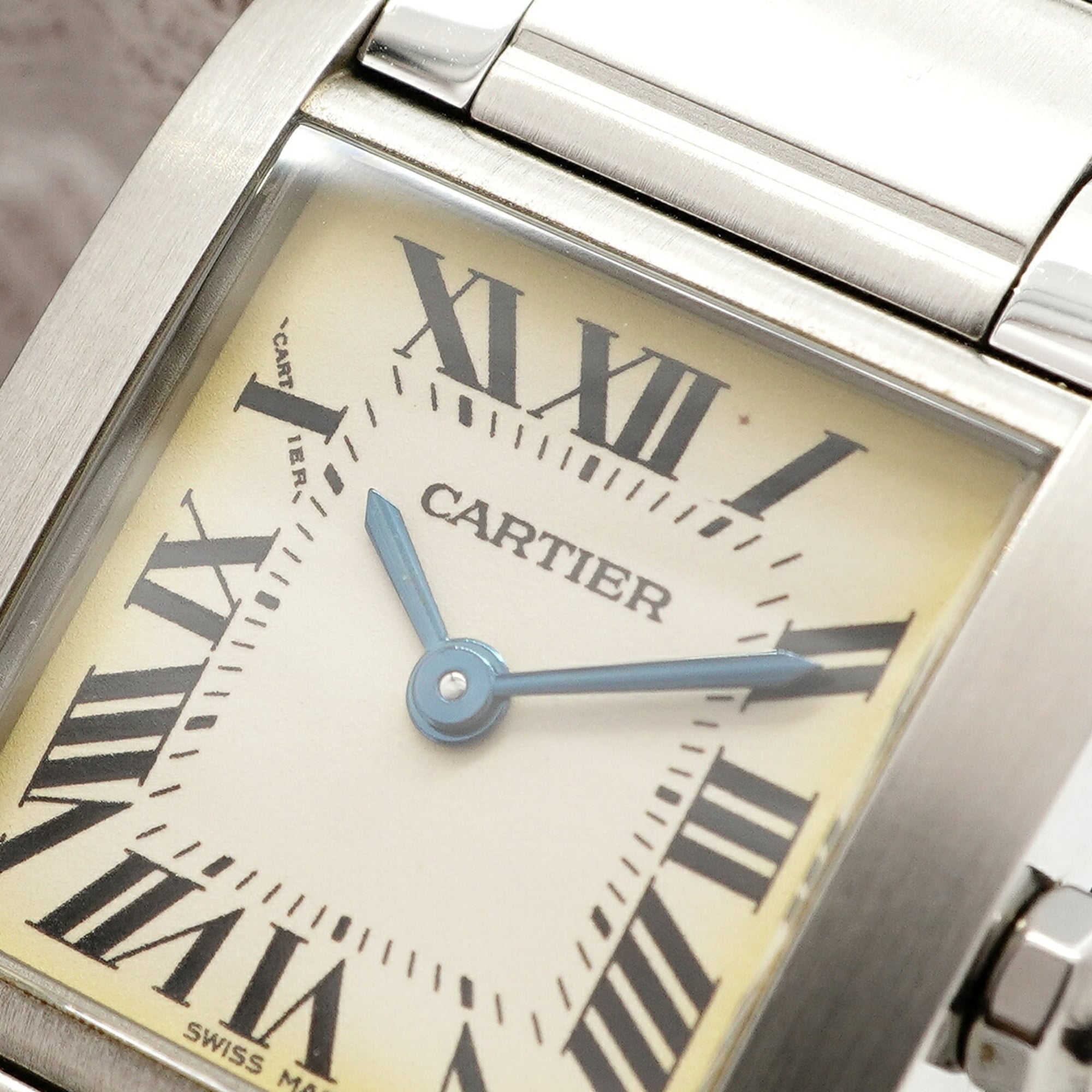 Cartier Tank Française SM W51008Q3 Ivory Dial 20mm Watch