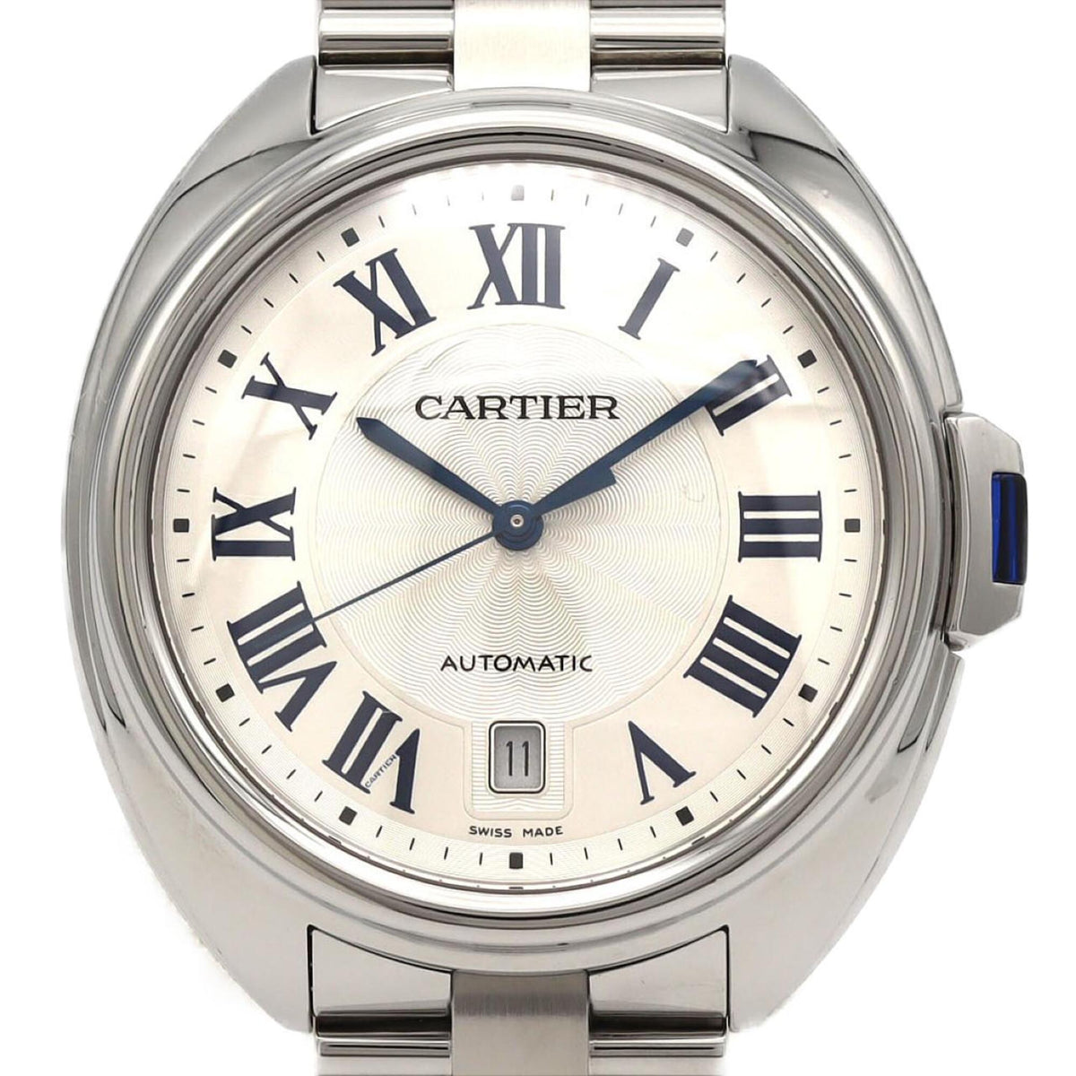 Cartier Clé de WSCL0007 Silber Zifferblatt 40mm Uhr