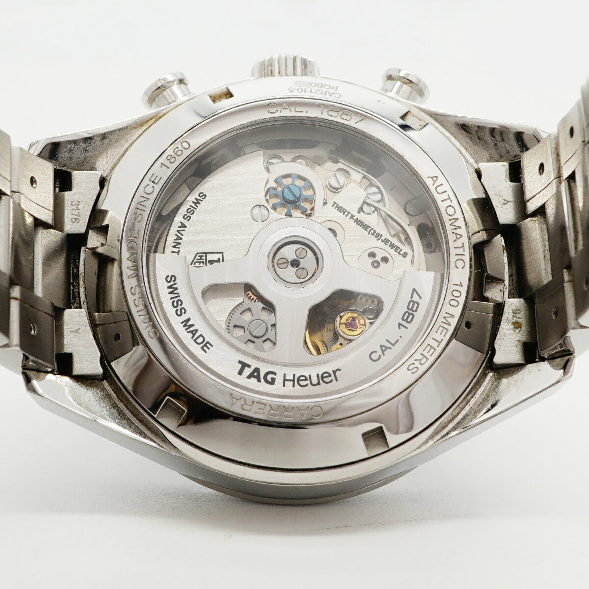 TAG Heuer Carrera CAR2110 Black Dial 41mm Watch