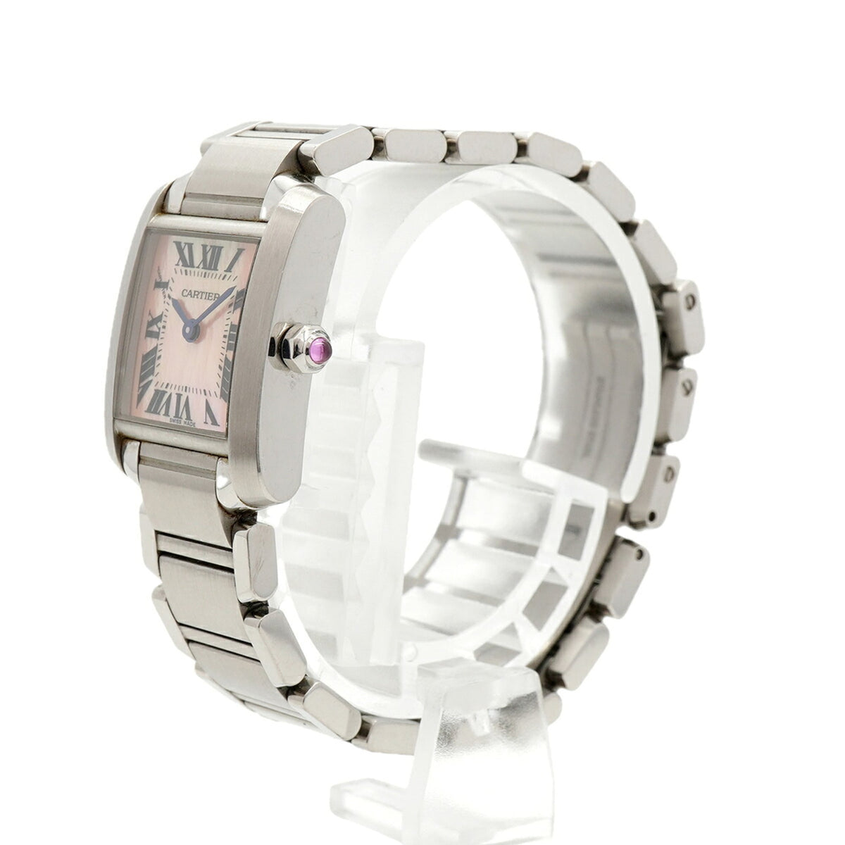 Cartier Tank Française SM W51028Q3 Pink Dial 20mm Watch