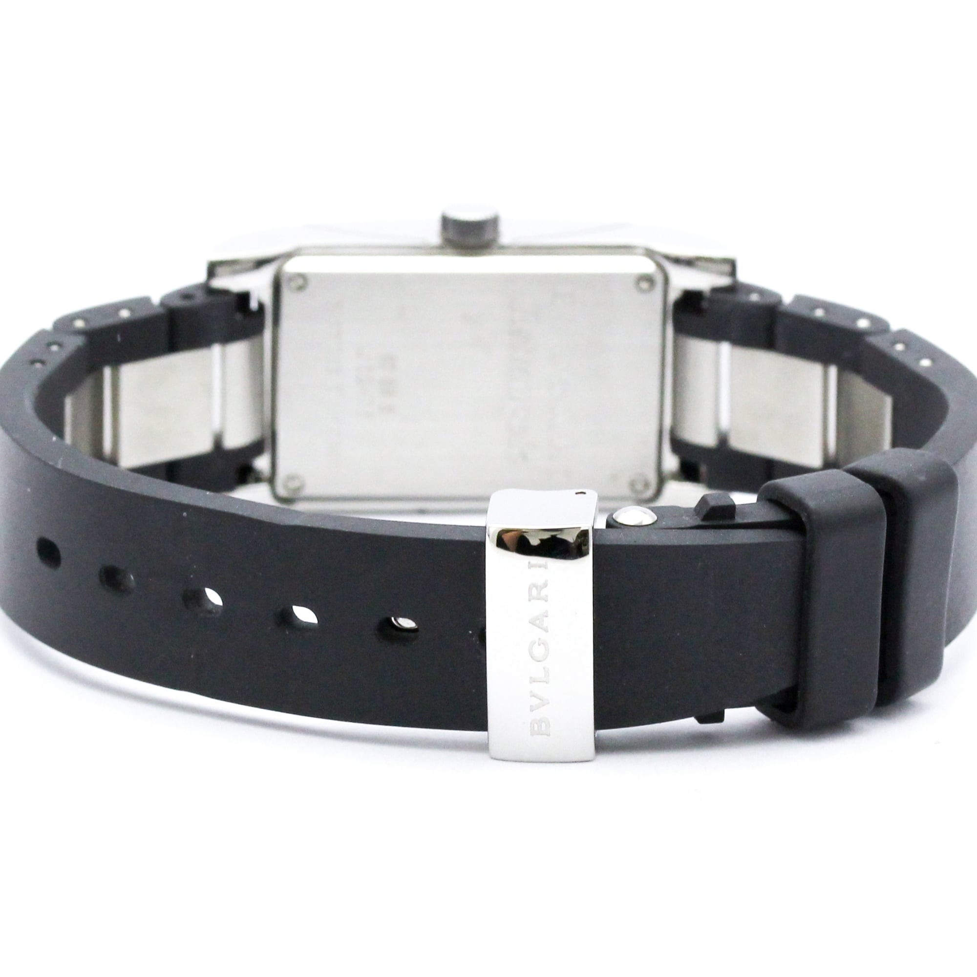 BVLGARI Rettangolo roestvrijstalen quartz dameshorloge RT39S