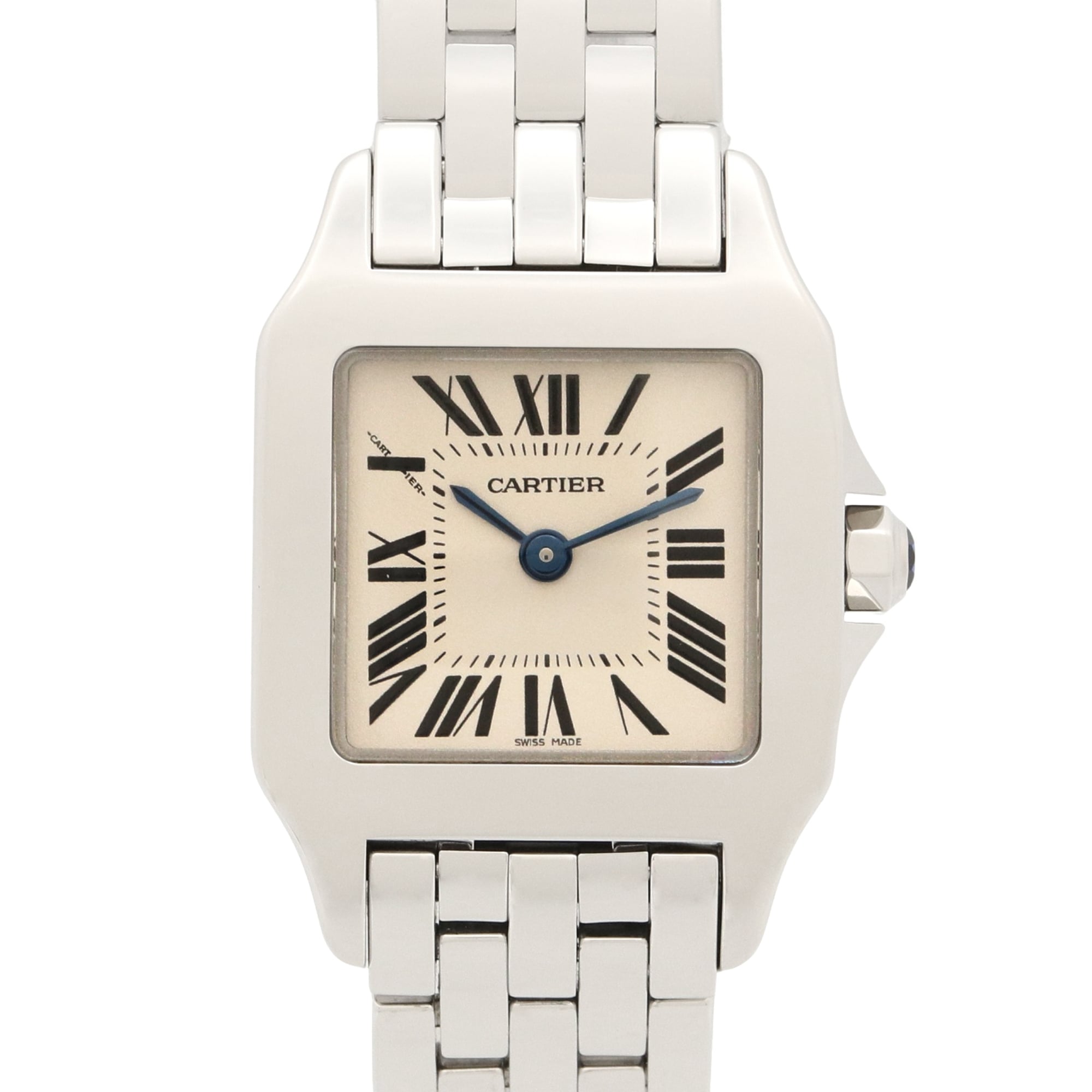 Cartier Santos Demoiselle SM W25064Z5 Ivory Dial 20mm Watch