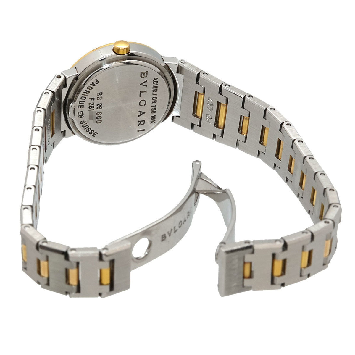 Bvlgari BB26SGD Black Dial 26mm Watch