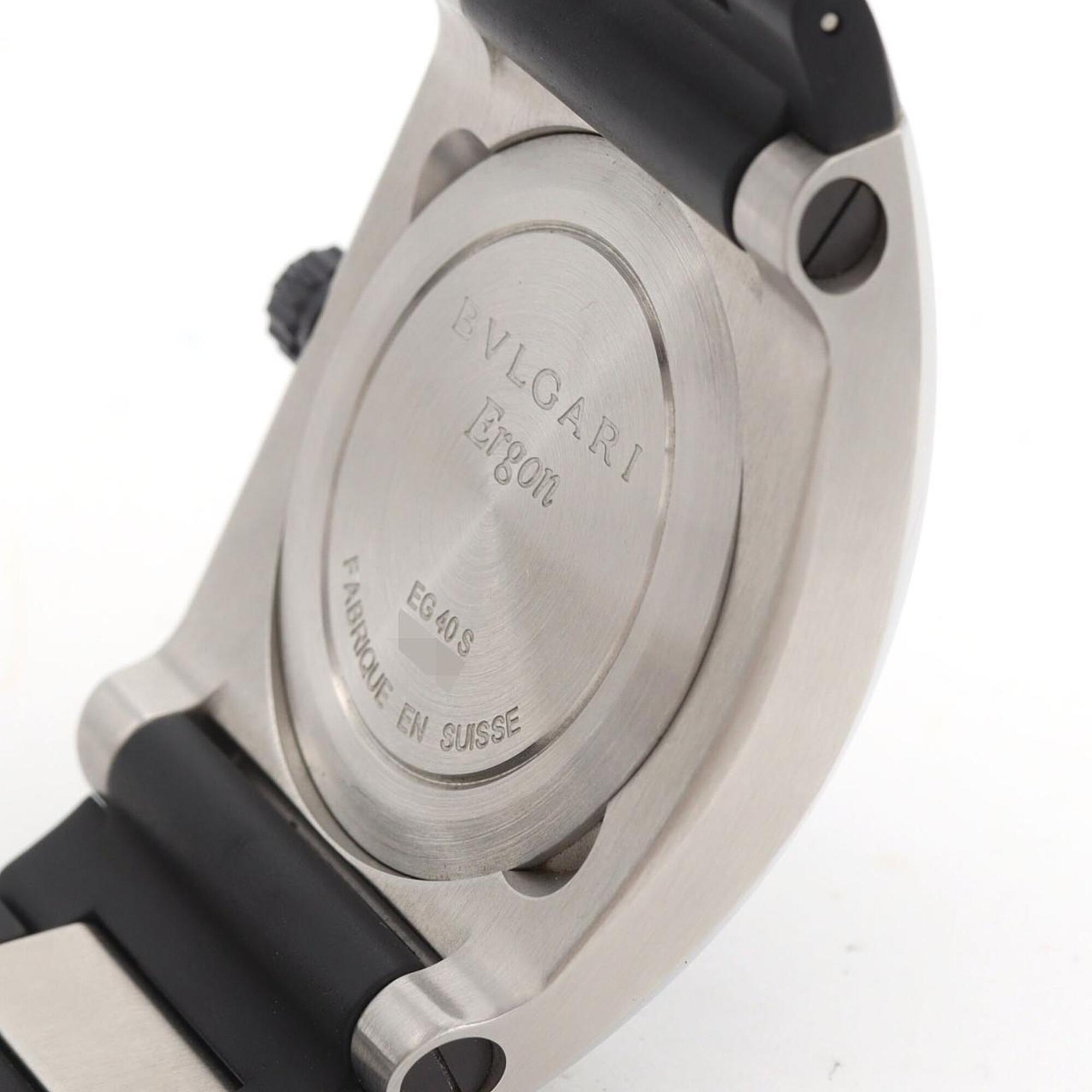 Bulgari Ergon EG40S/EG40BSVD/AT Black Dial 40mm Watch