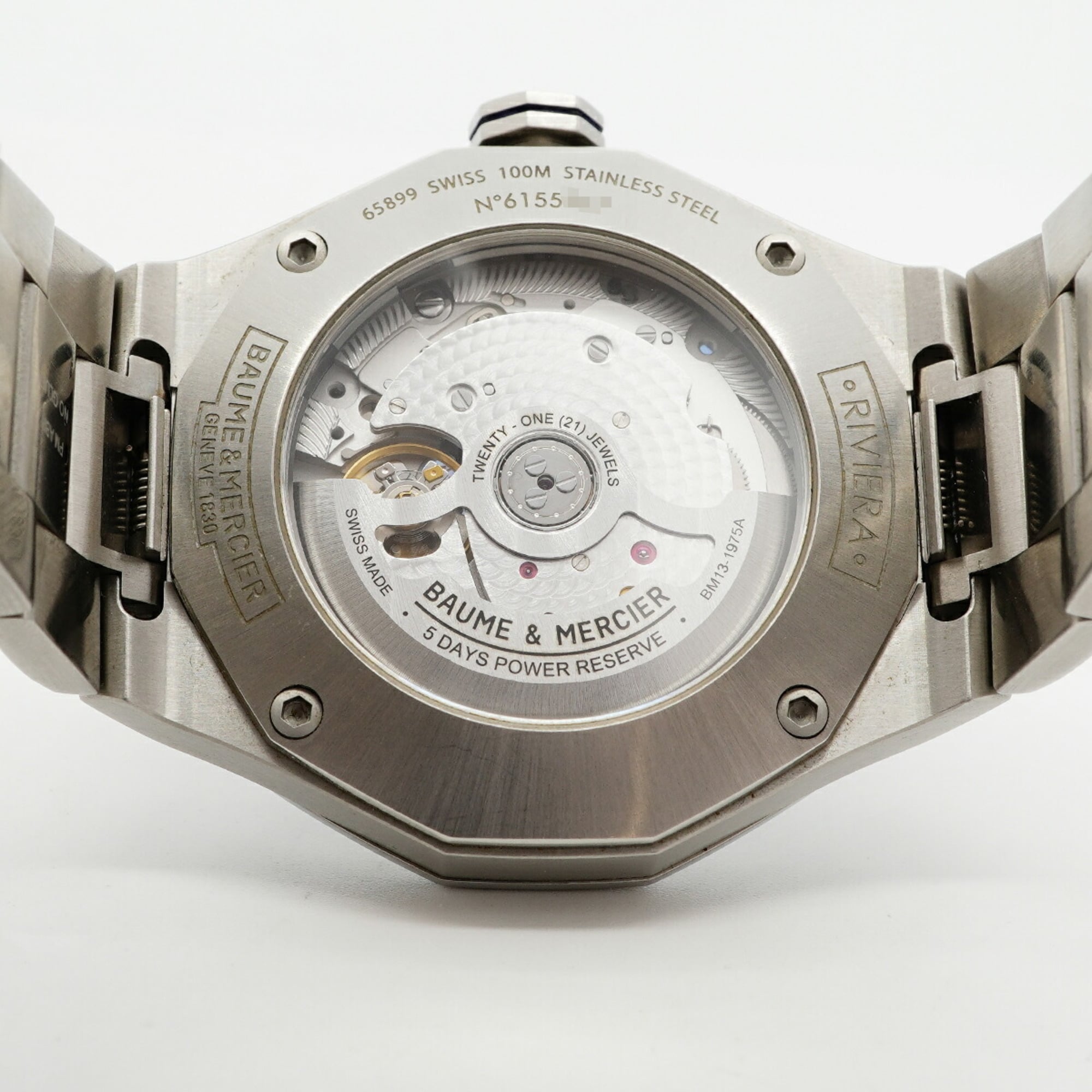 Baume & Mercier Riviera M0A10616 Blue Dial 42mm Watch
