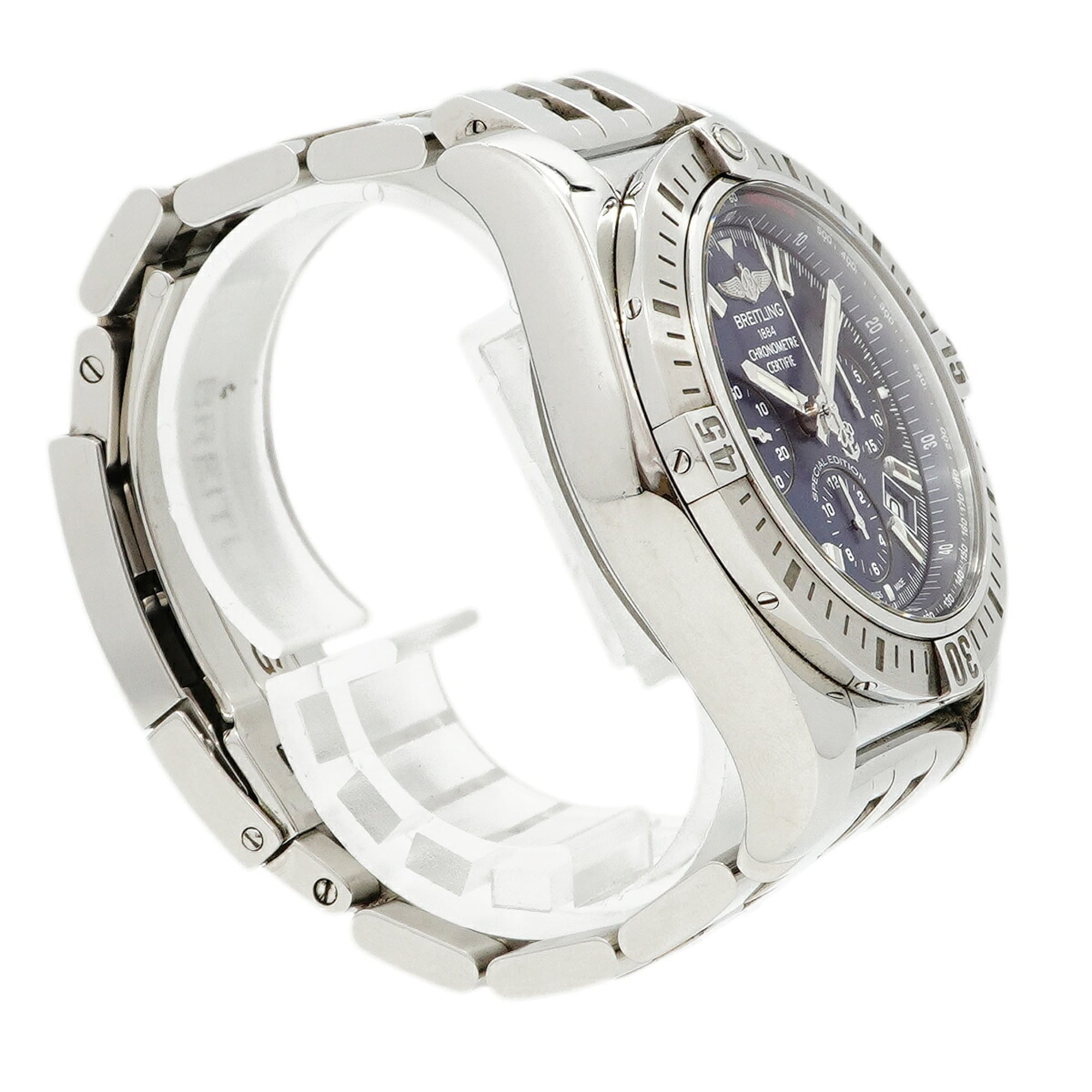 Breitling Chronomat 44 AB0115 Blue Dial