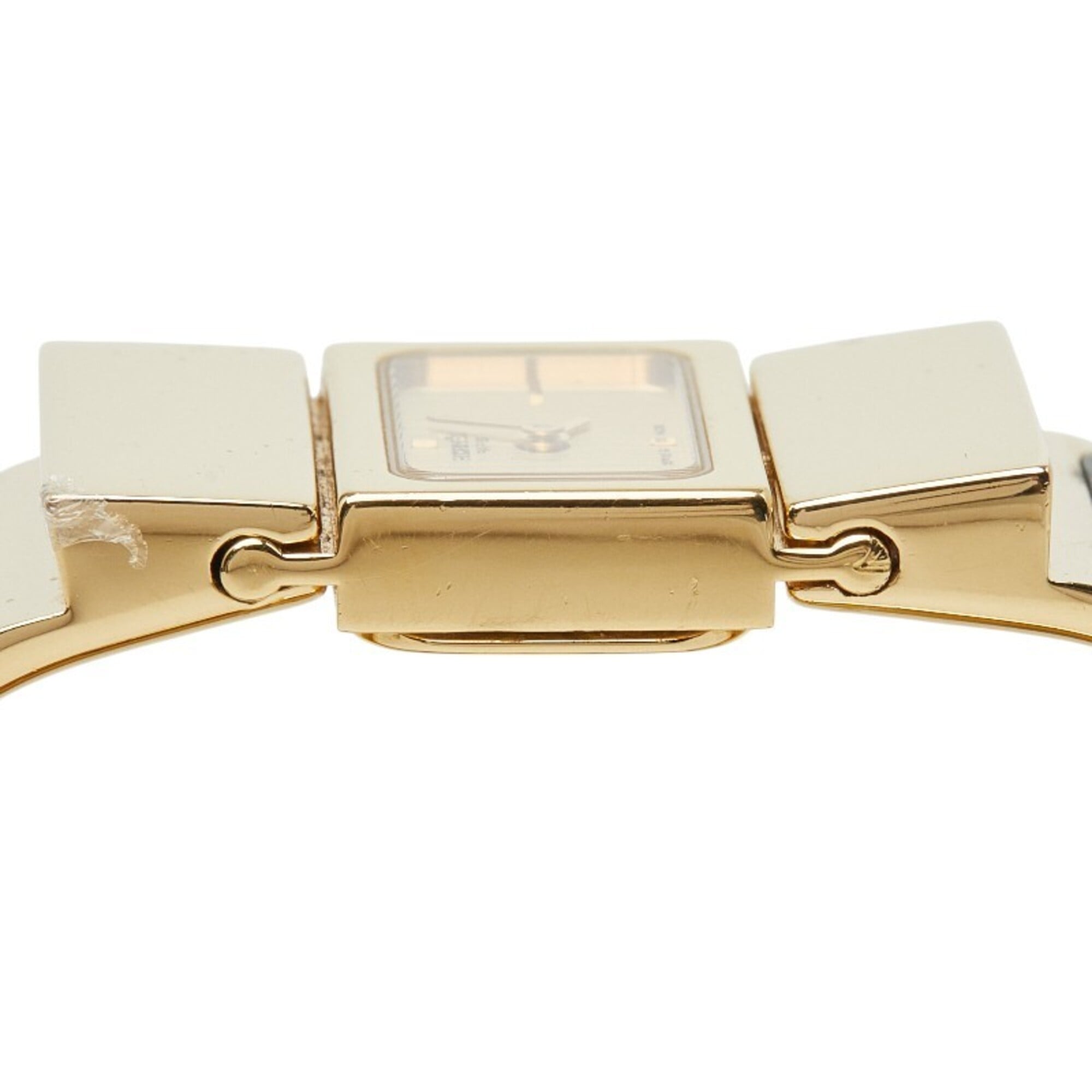 Hermes Loquet LO1.201 Gold Dial Gold plated 19mm Watch