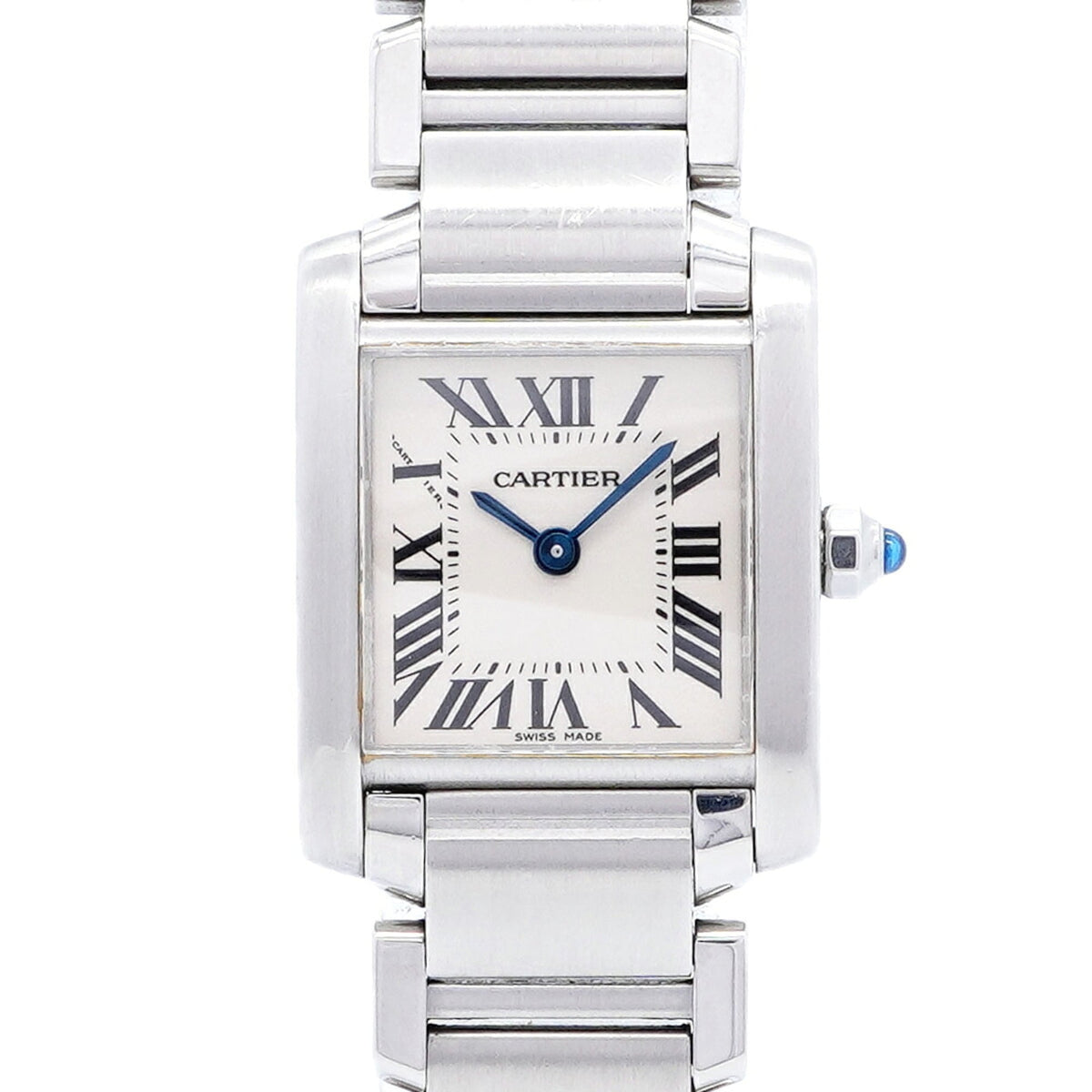 Cartier Tank Française SM W51008Q3 Ivory Dial 20mm Watch