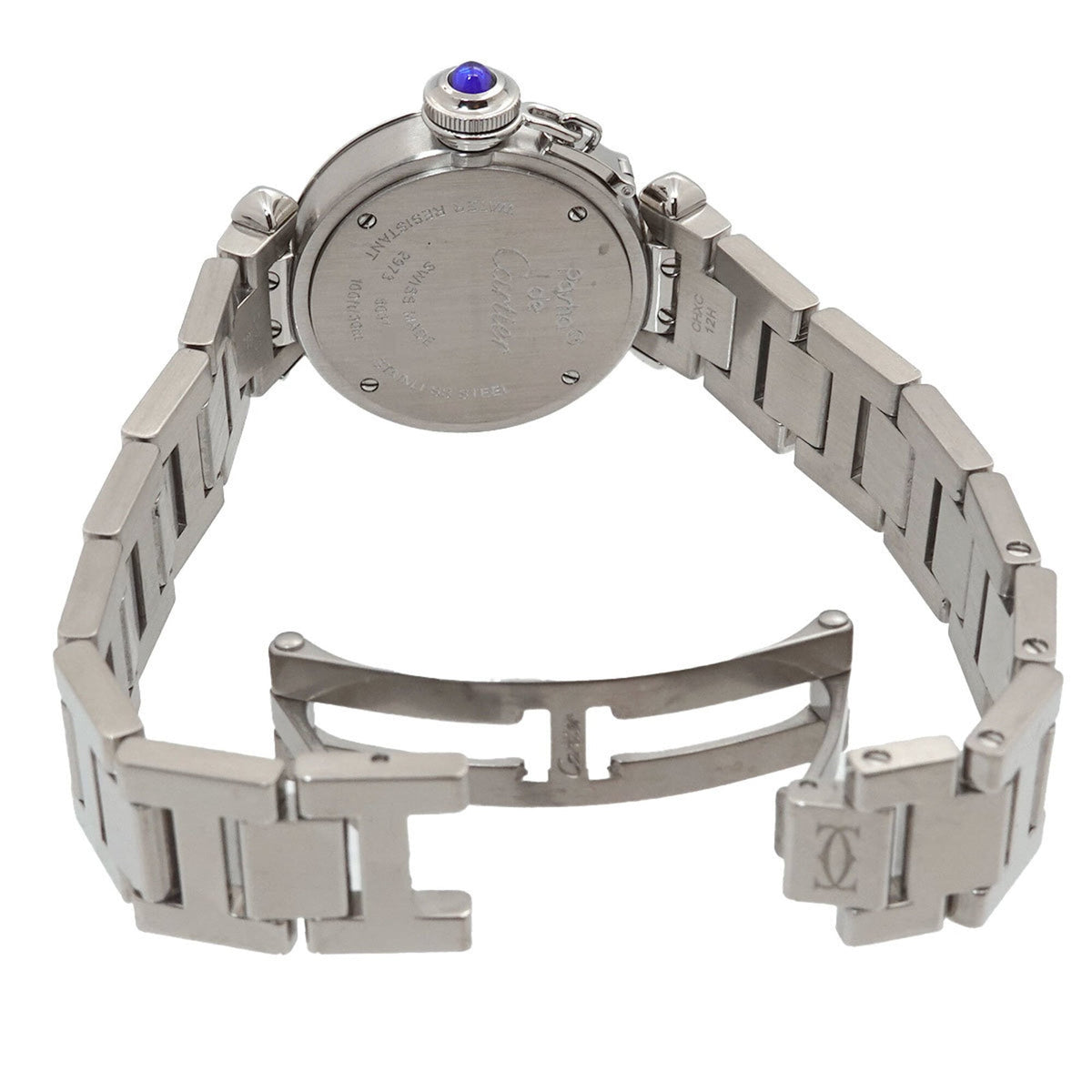 Cartier Miss Pasha W3140007 Silver Dial 27mm Watch