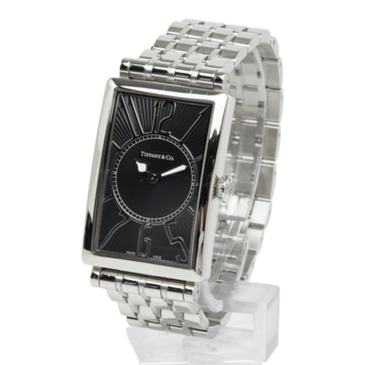 Tiffany Gallery Z3002.10.10A10A00A Horloge met zwarte wijzerplaat, 26 mm