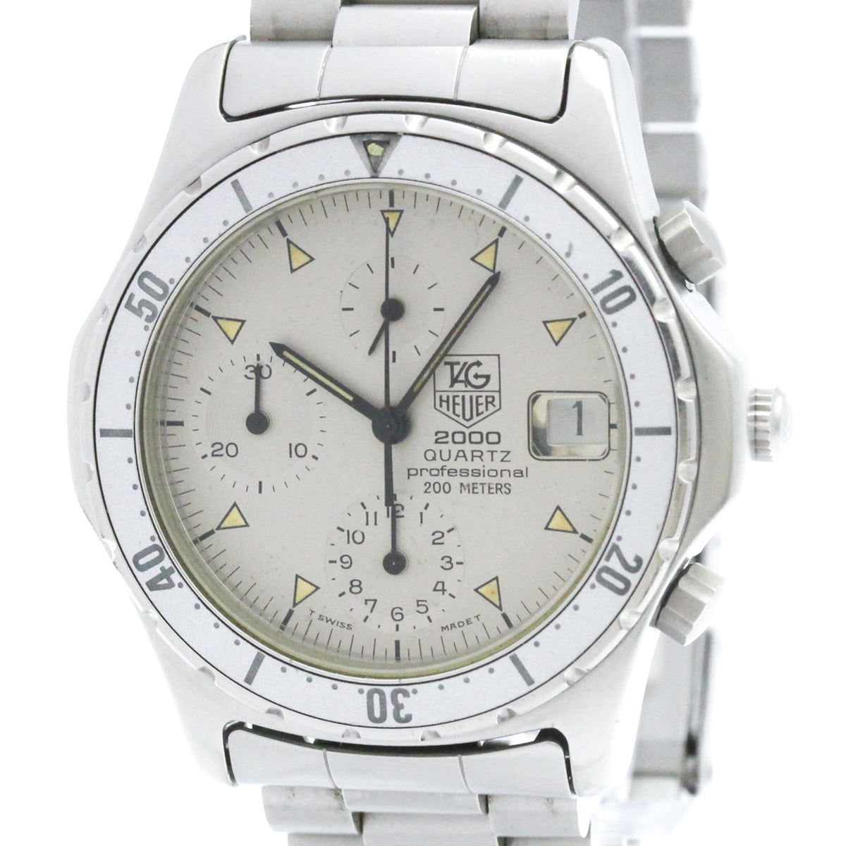 TAG Heuer Professional 272006 Silber Zifferblatt 40mm Uhr