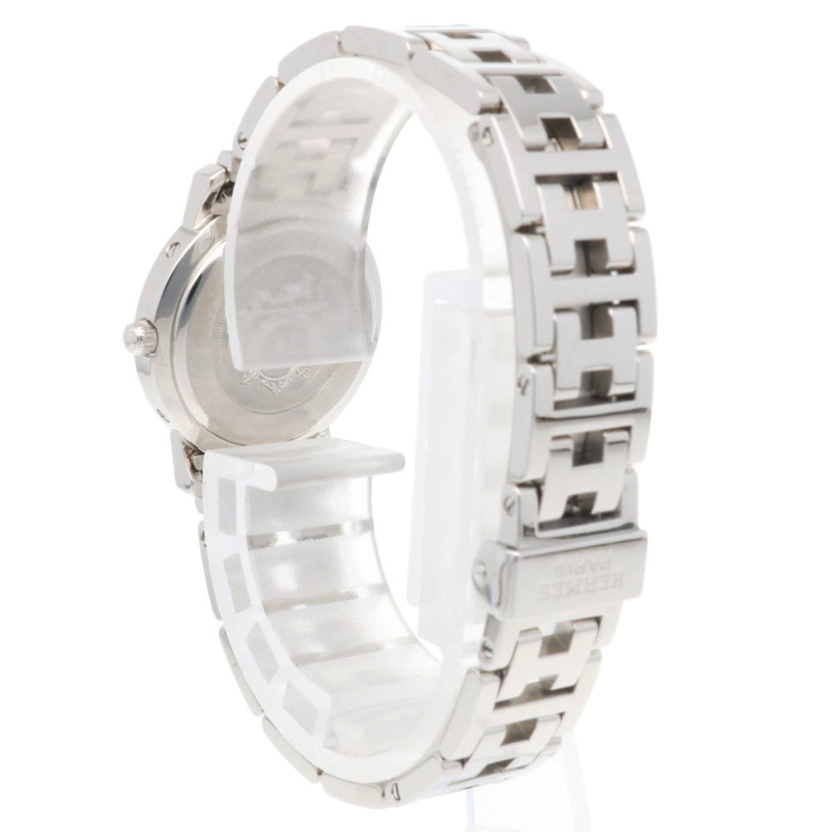 Hermes Clipper Nacre CL4.230 roze wijzerplaat van schelp, 23 mm horloge