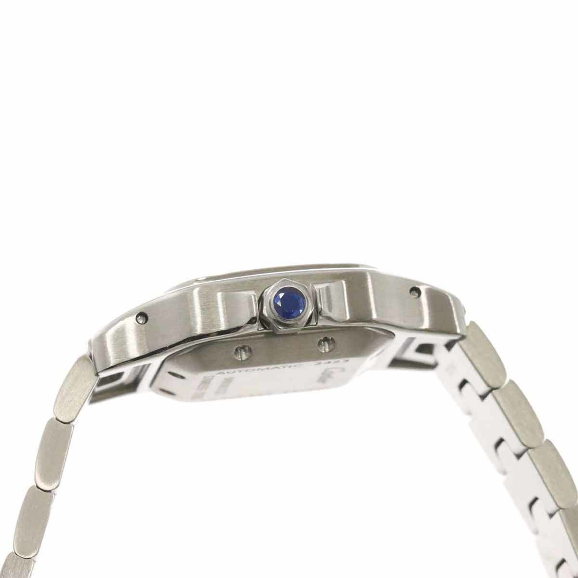 Montre Cartier Santos Galbee SM W20066D6, cadran gris, 24 mm