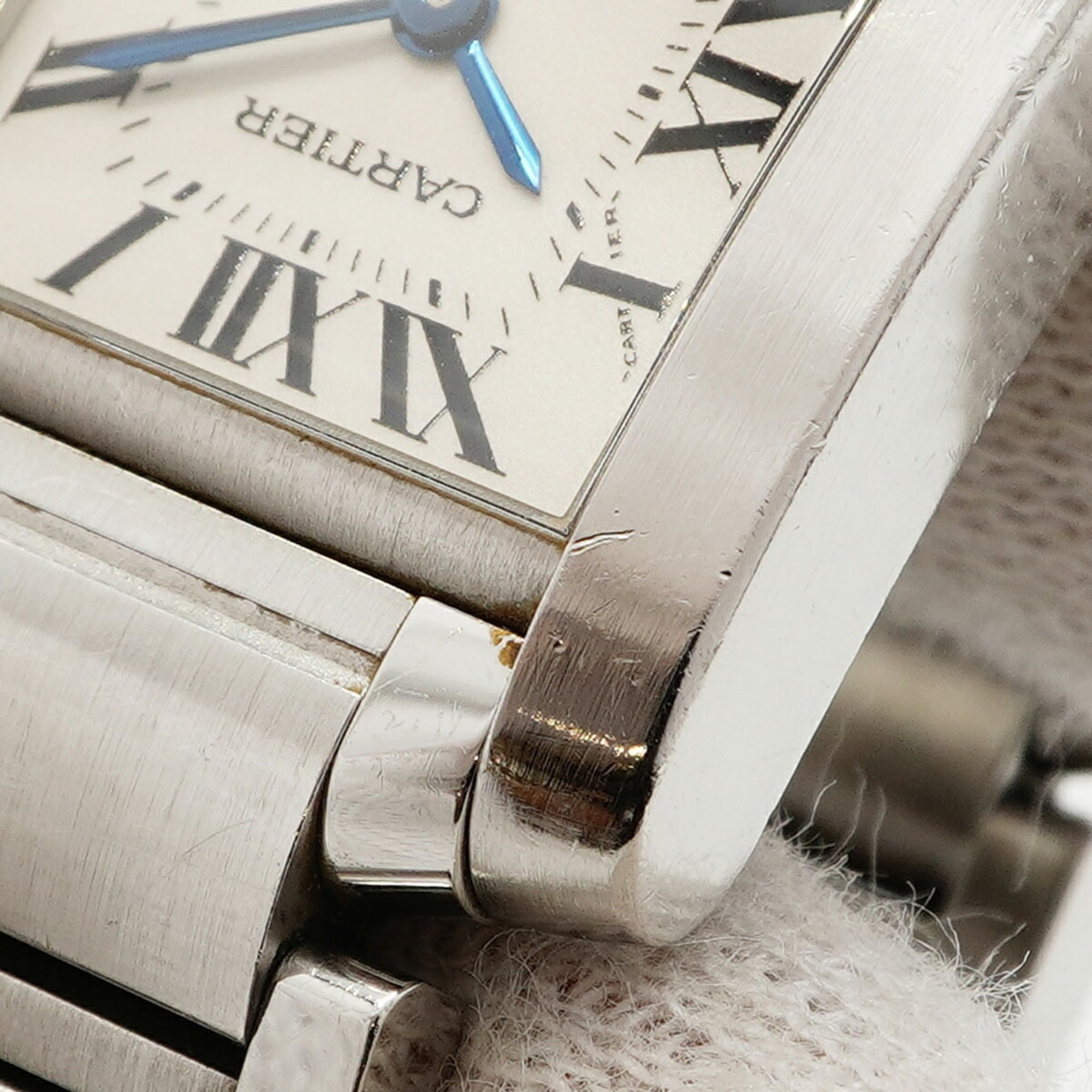 Cartier Tank Française SM W51008Q3 Ivory Dial Women's Watch