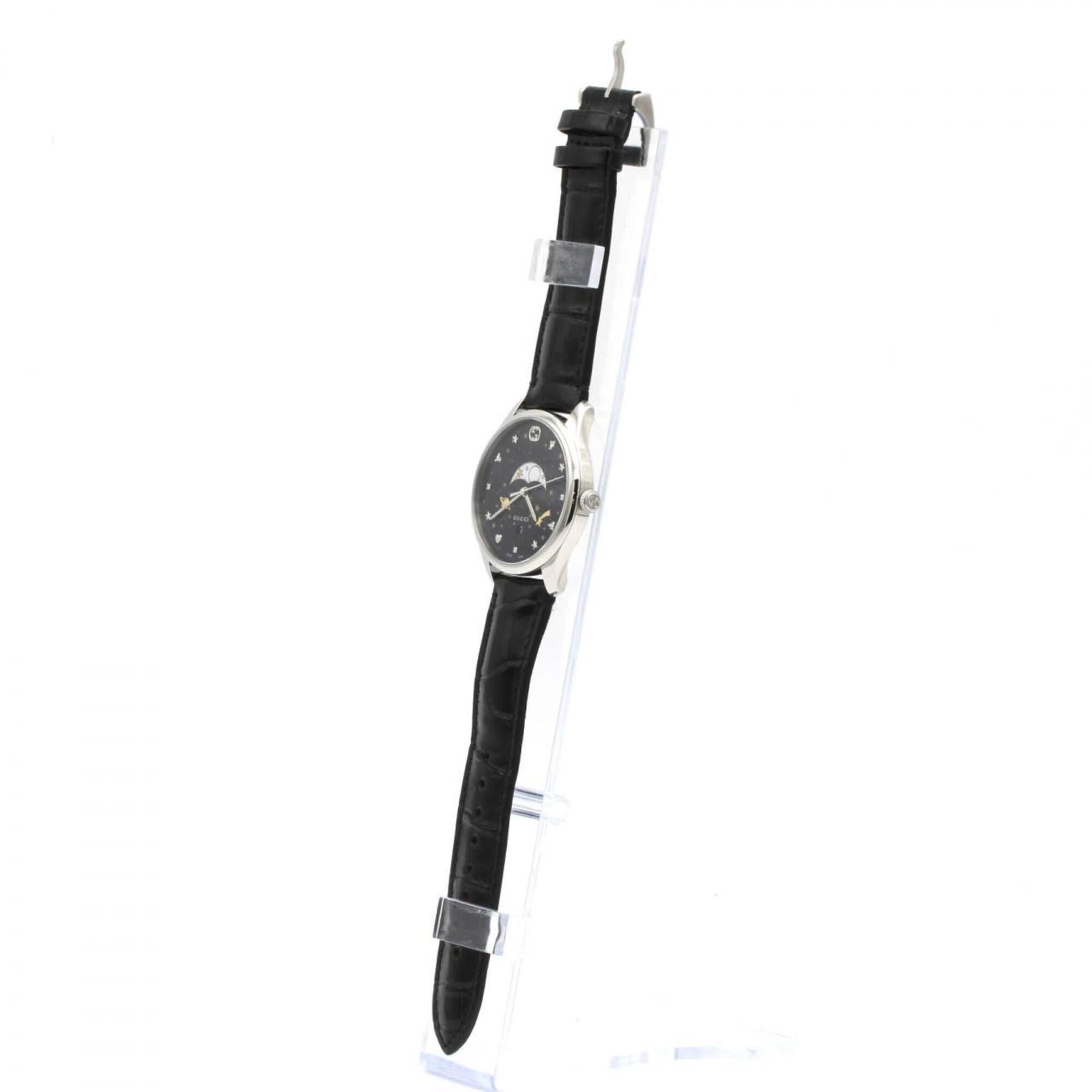 Gucci G-Timeless Moonphase 126.3/YA126327 Noir Cadran 40mm Montre