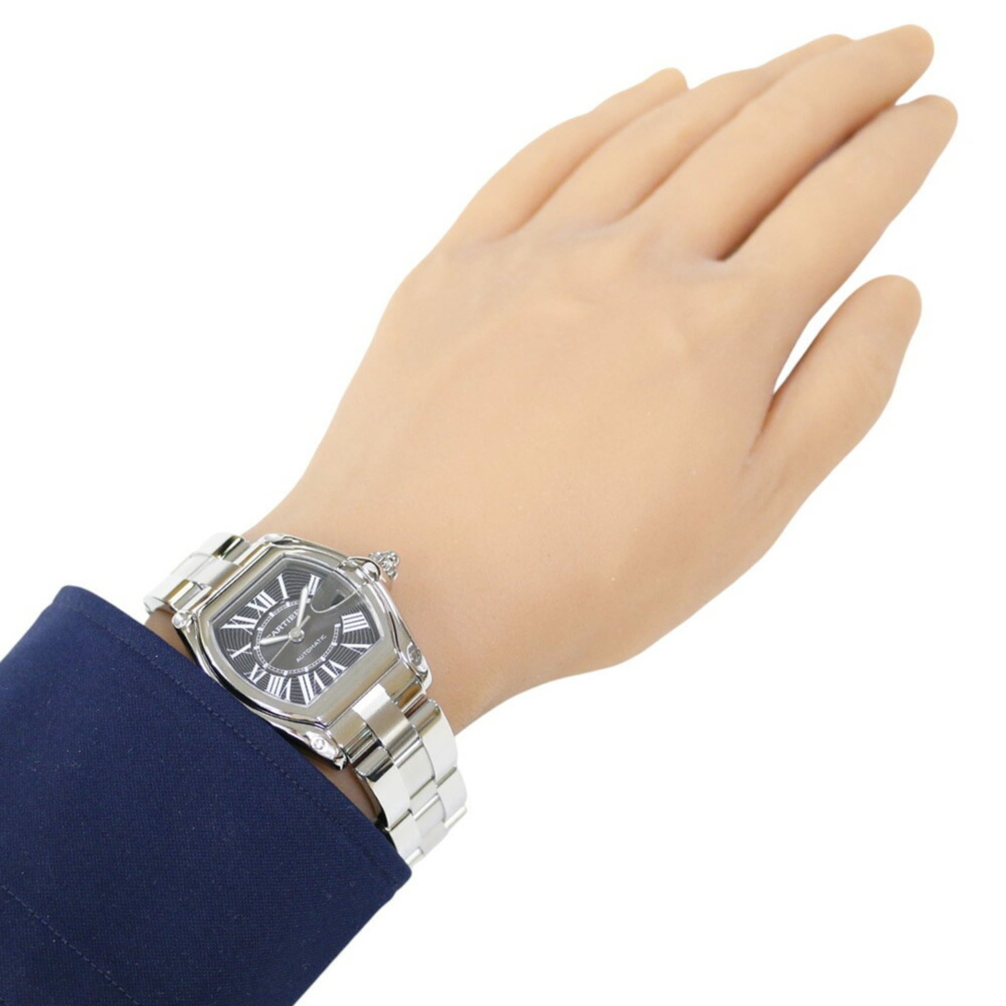 Cartier Roadster LM Watch, Stainless Steel 2510 Automatic, Overhauled and Polished, Men's
