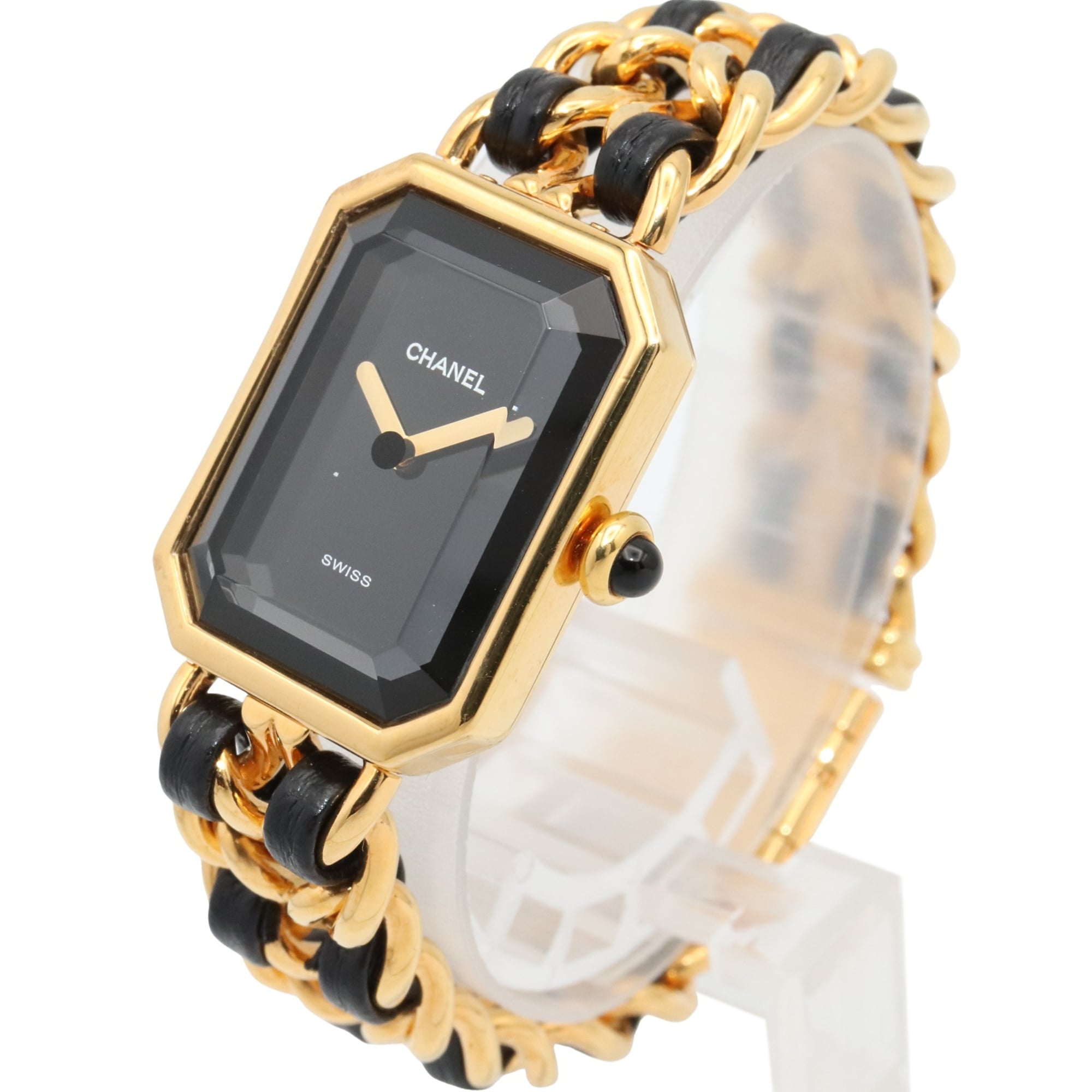 Chanel CHANEL Première S H0001 Black Dial 20mm Watch