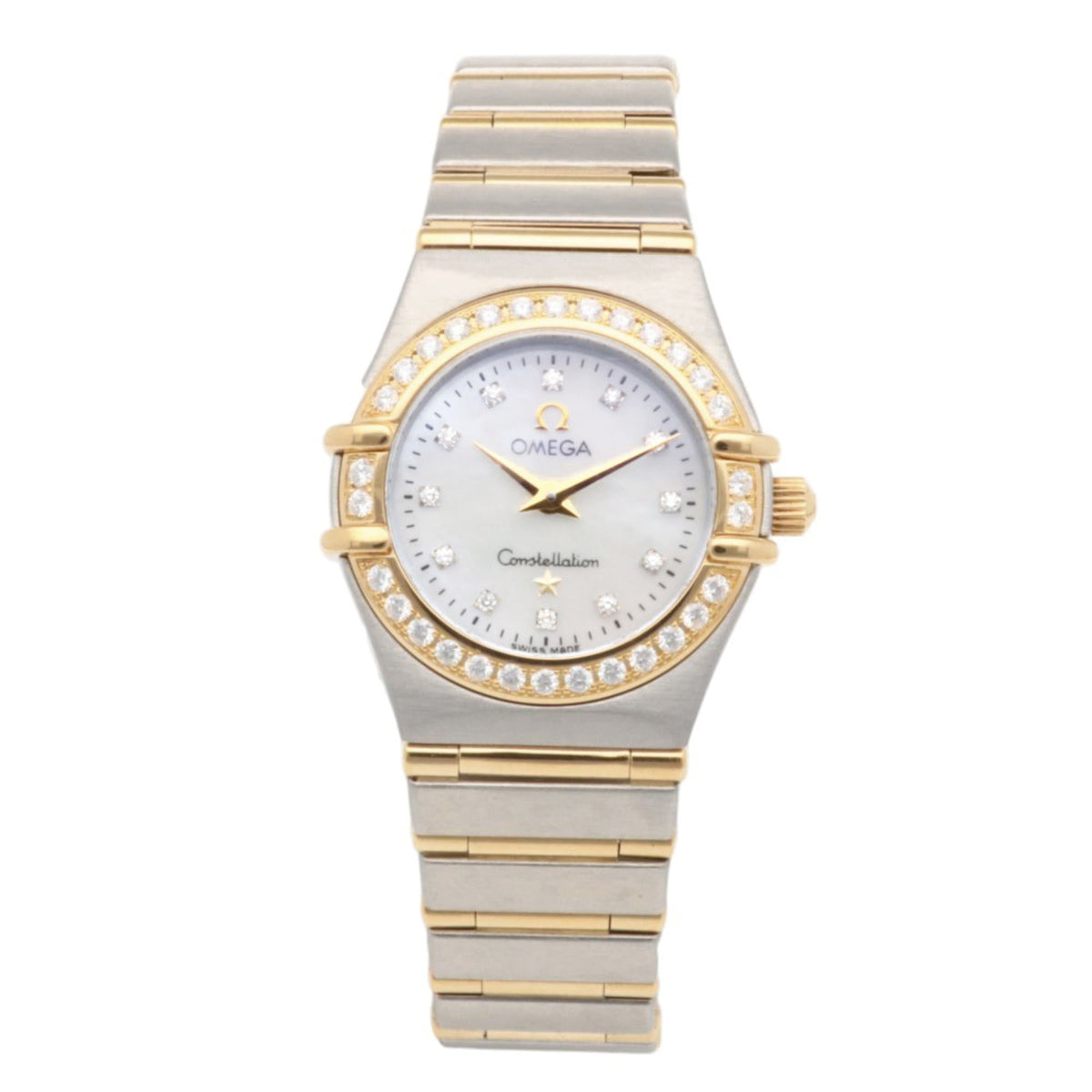 Omega Constellation 1267.75 horloge met zilveren wijzerplaat, 23 mm