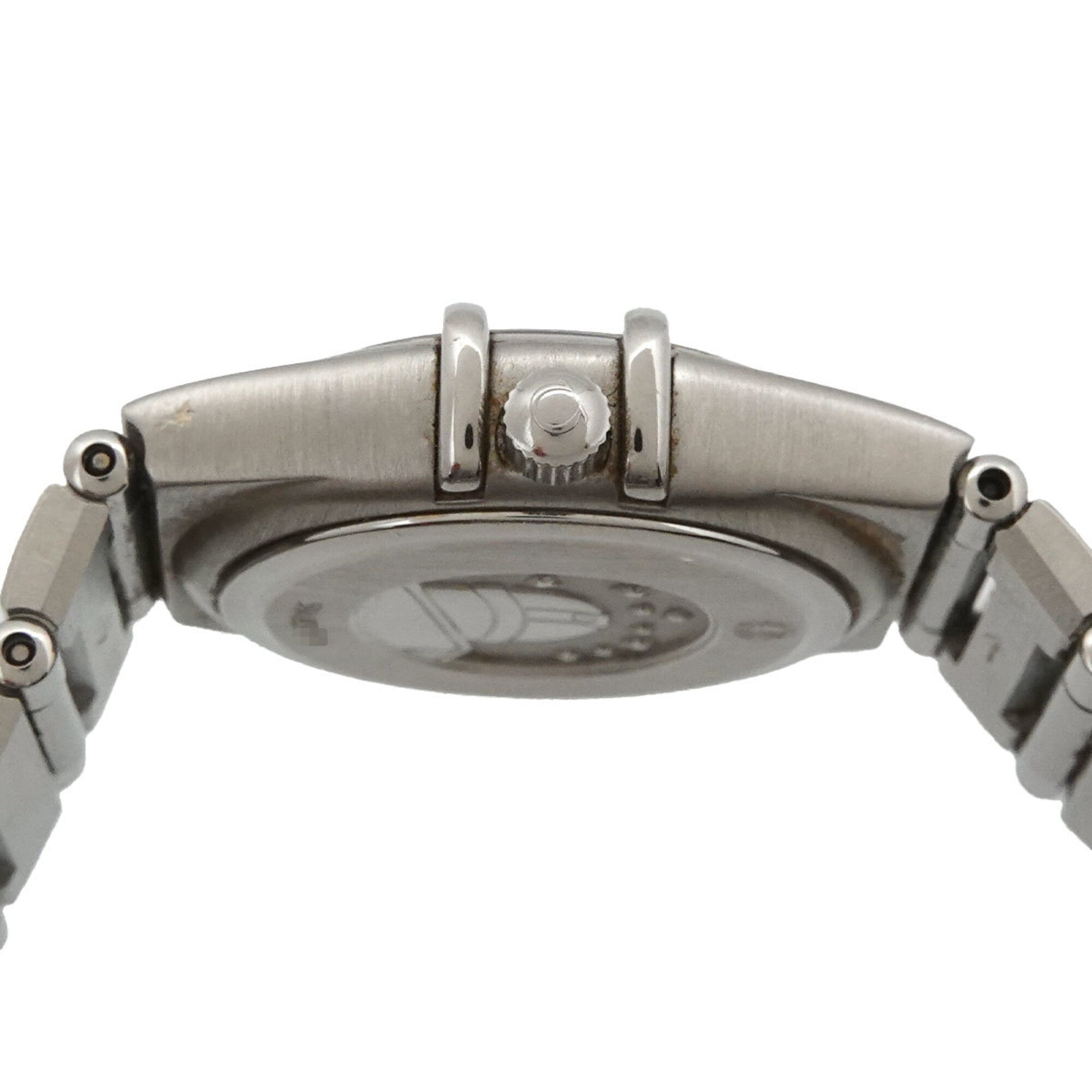 Omega Constellation Mini 1562 36 12P Diamond Ladies' Silver Quartz