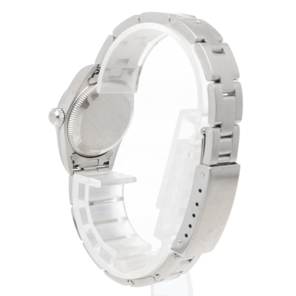 Rolex Oyster Perpetual 76030 met zwarte wijzerplaat, 25 mm