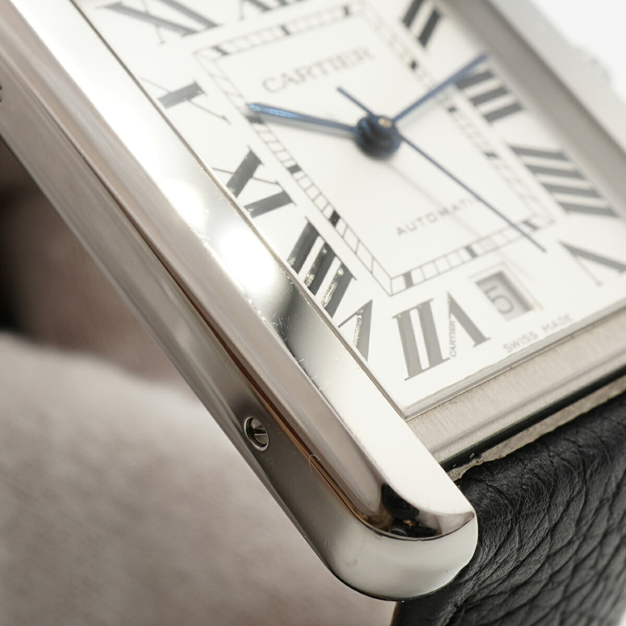 Montre Cartier Tank Solo XL WSTA0029, cadran argenté, 31 mm
