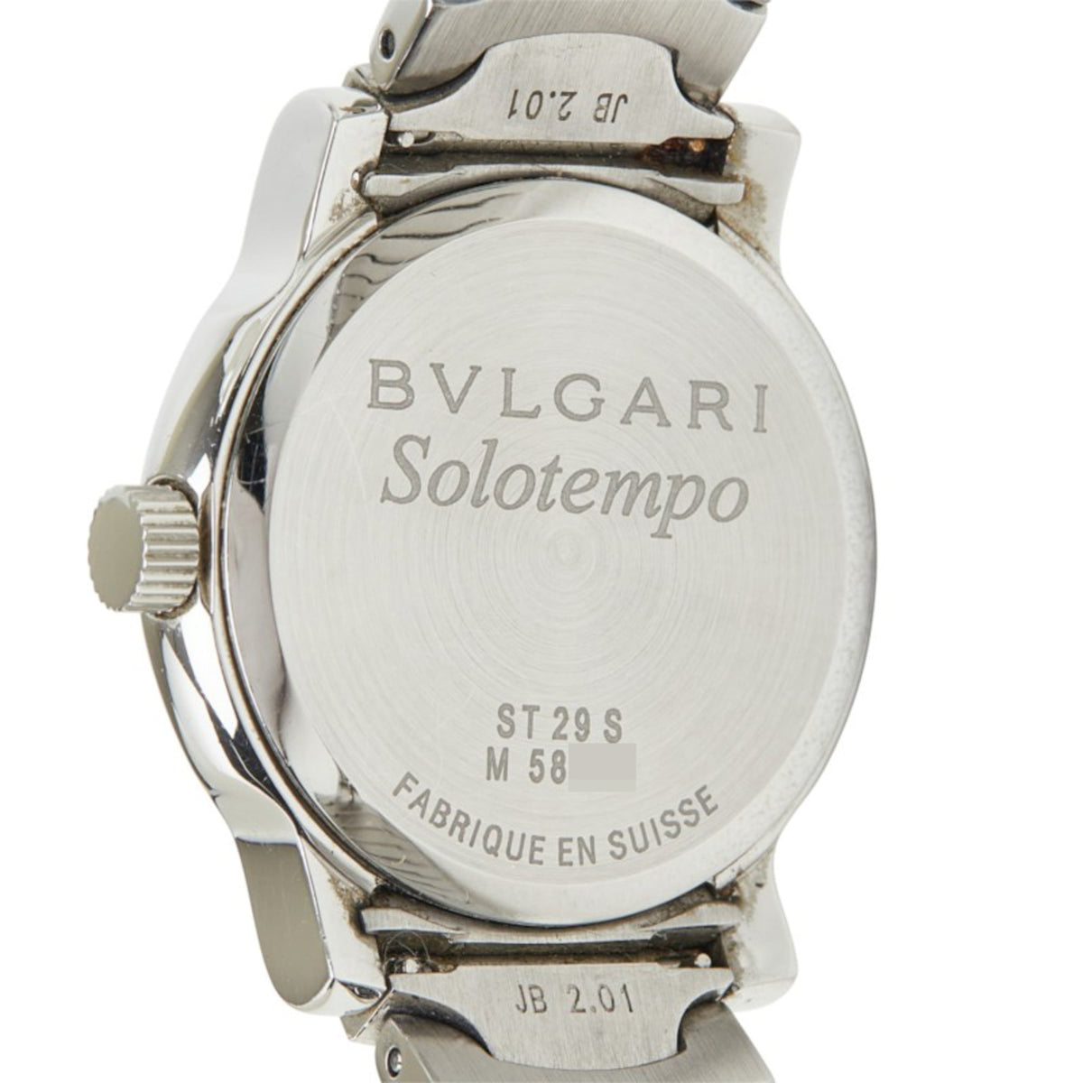 Bulgari Solotempo ST29S Weiß Zifferblatt 29 mm Uhr
