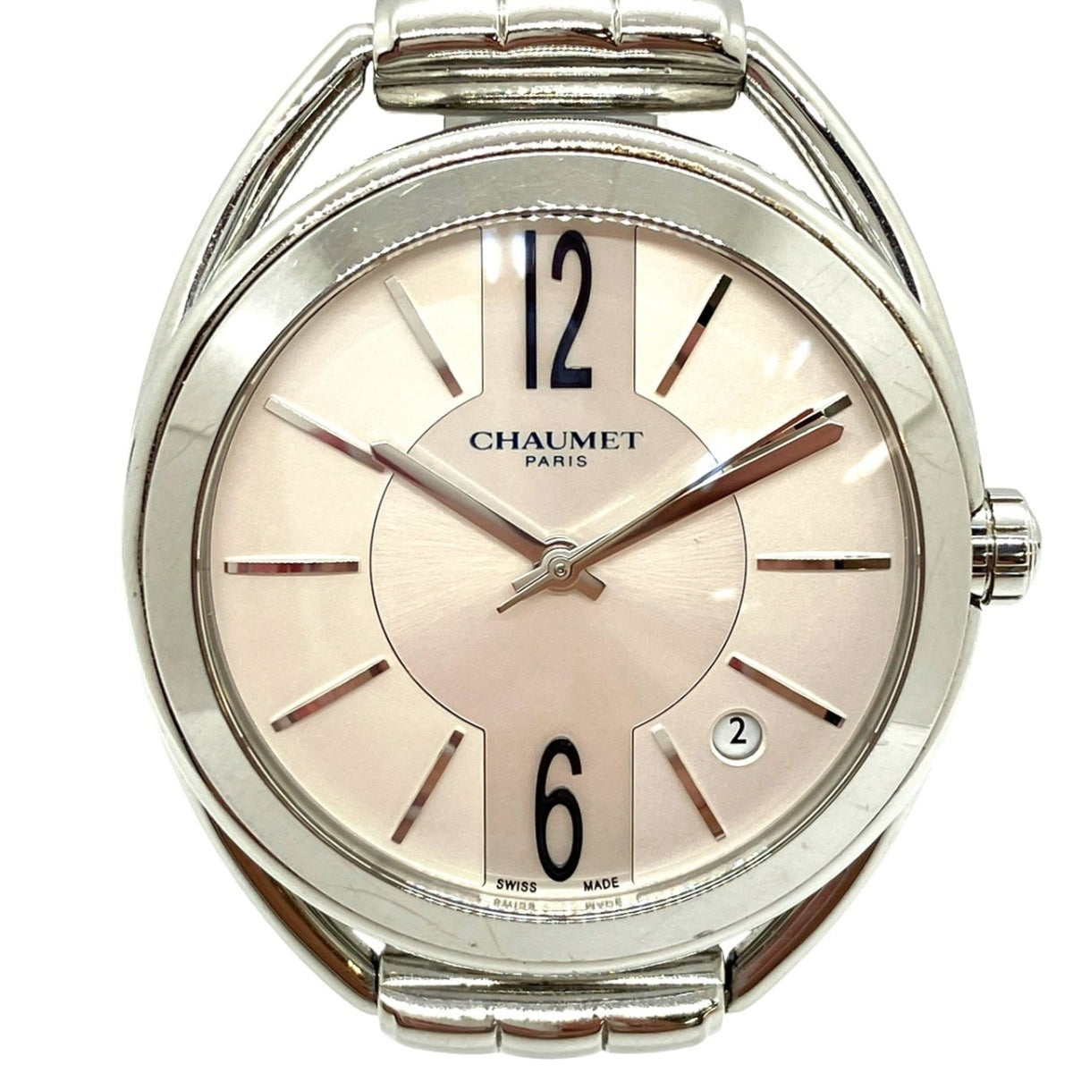 Montre Chaumet Liens 2214, cadran argenté, 34 mm