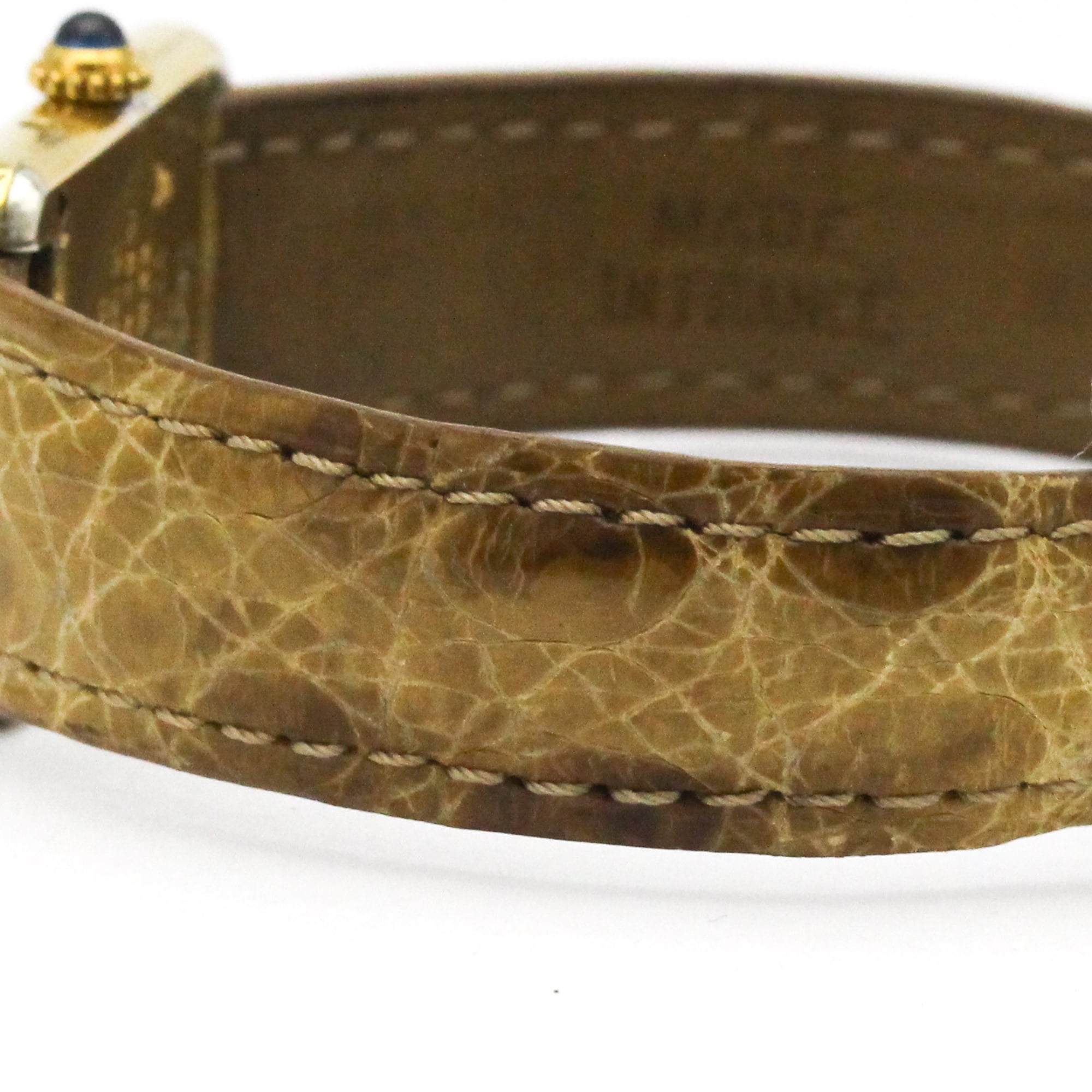 CARTIER Must Tank Vermeil verguld quartz dameshorloge 5057001