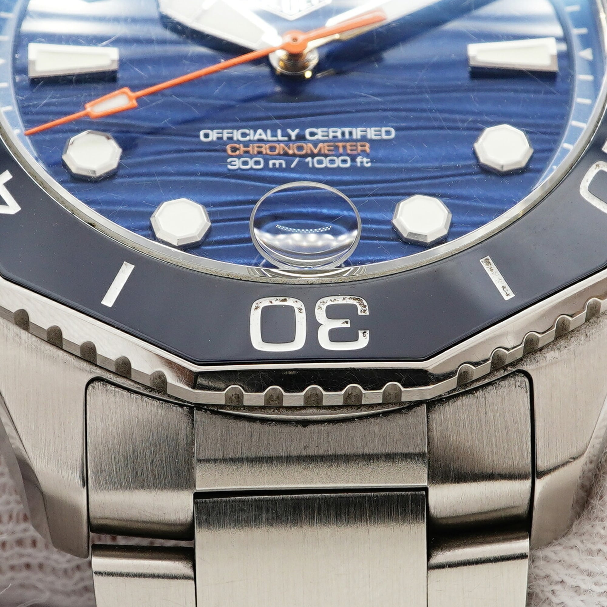 TAG Heuer Aquaracer Professional 300 WBP5111 Blue Dial 42mm Watch