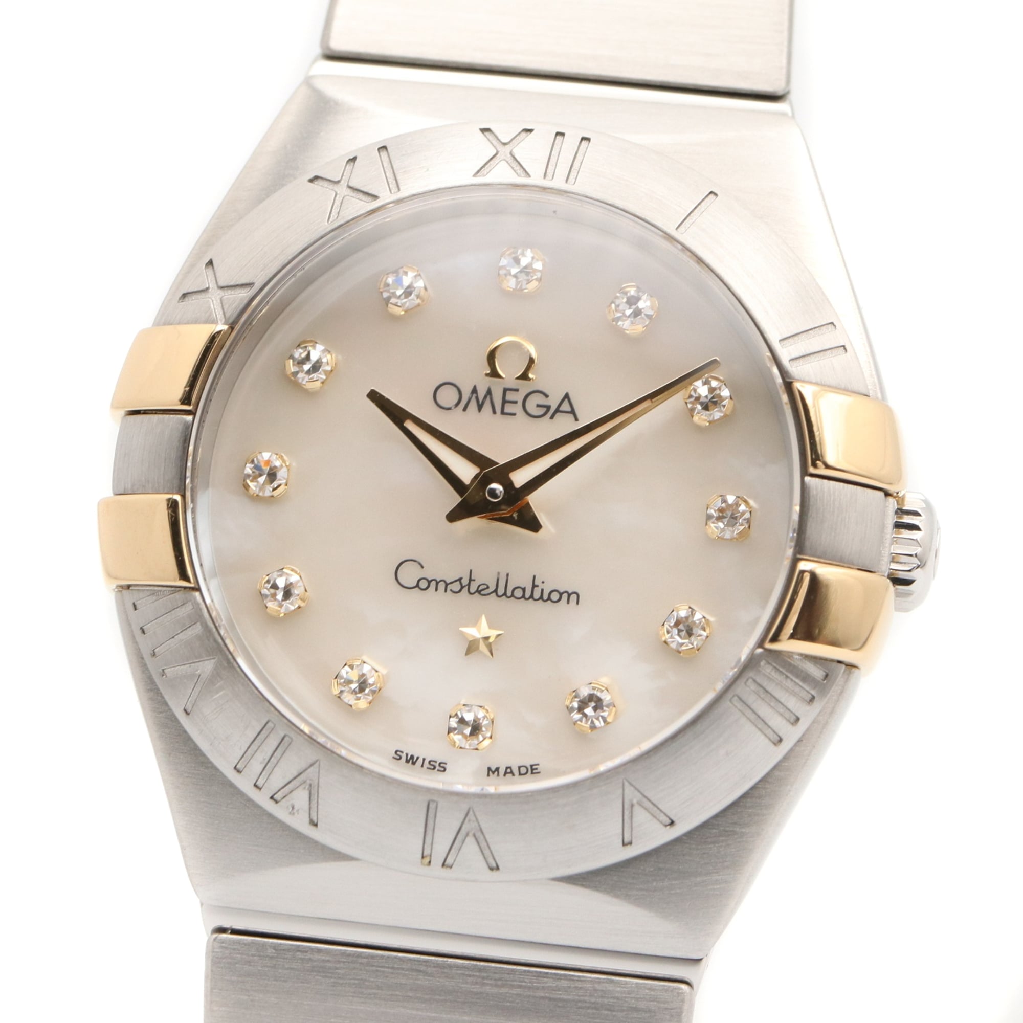 Omega Constellation 123.20.24.60.55.006 White Dial 24mm Watch