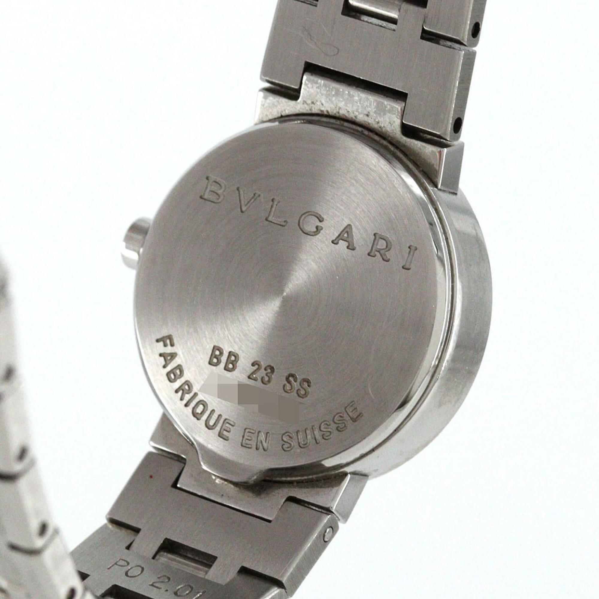 Bvlgari Bulgari BB23SS/BB23SSD Black Dial 23mm Watch