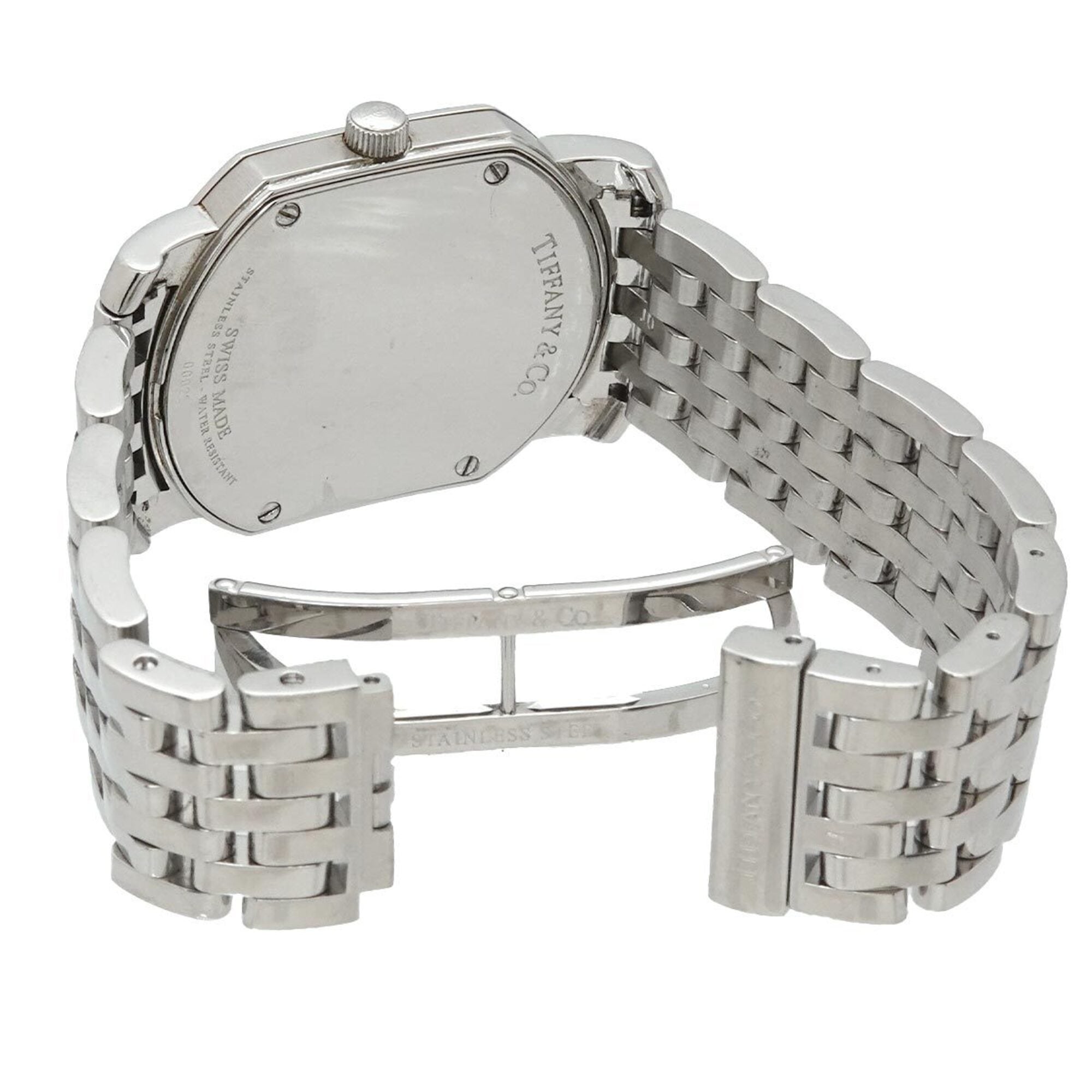 Tiffany & Co. Mark Coupe Date Silver Small Seconds Quartz