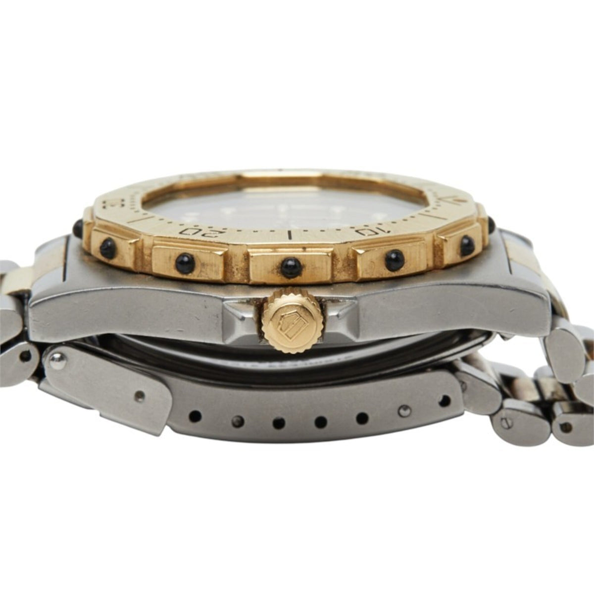 TAG Heuer 3000 Professional 935413, goldenes Zifferblatt, 34 mm Uhr
