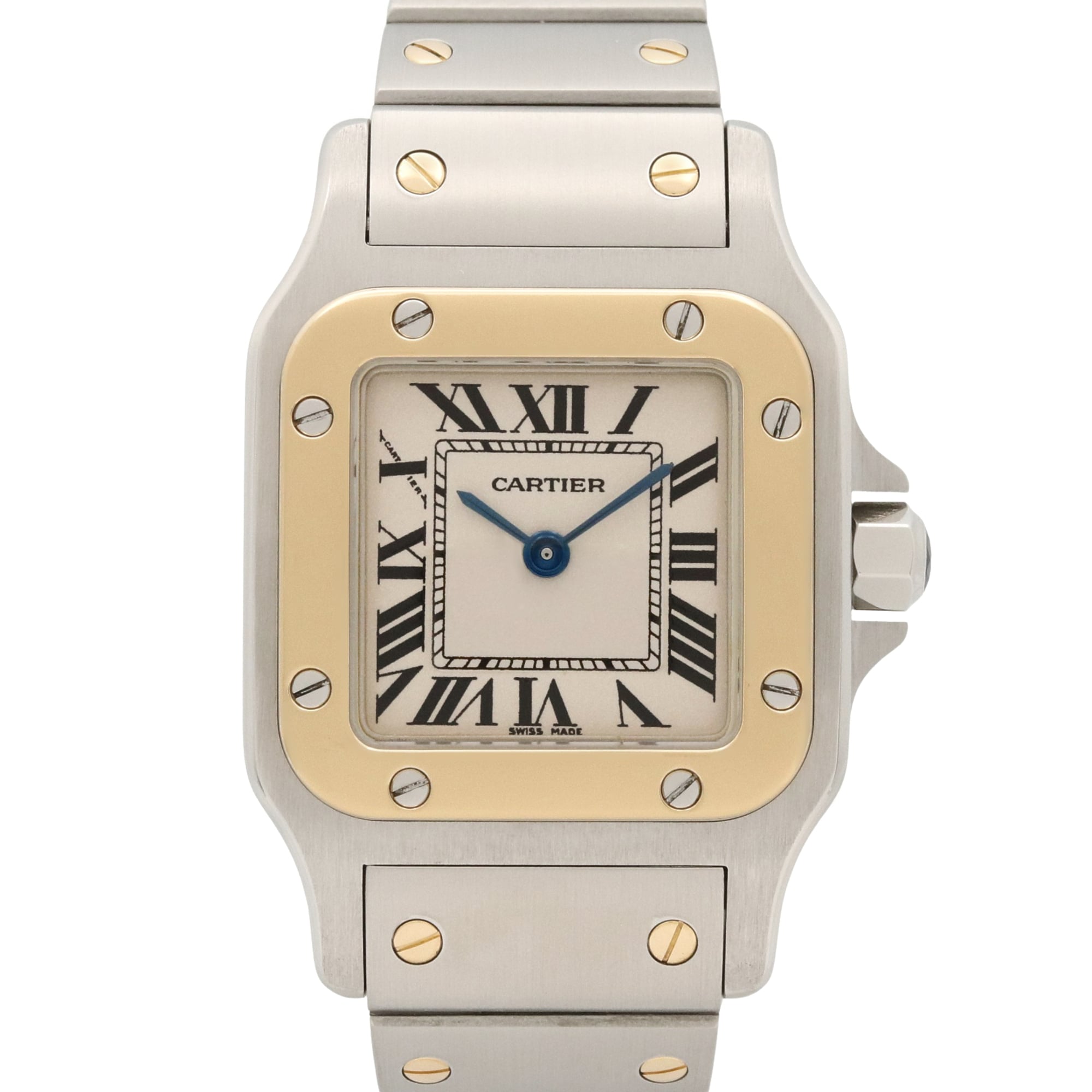 Cartier Santos Galbee SM W20012C4 Silver Dial 23mm Watch