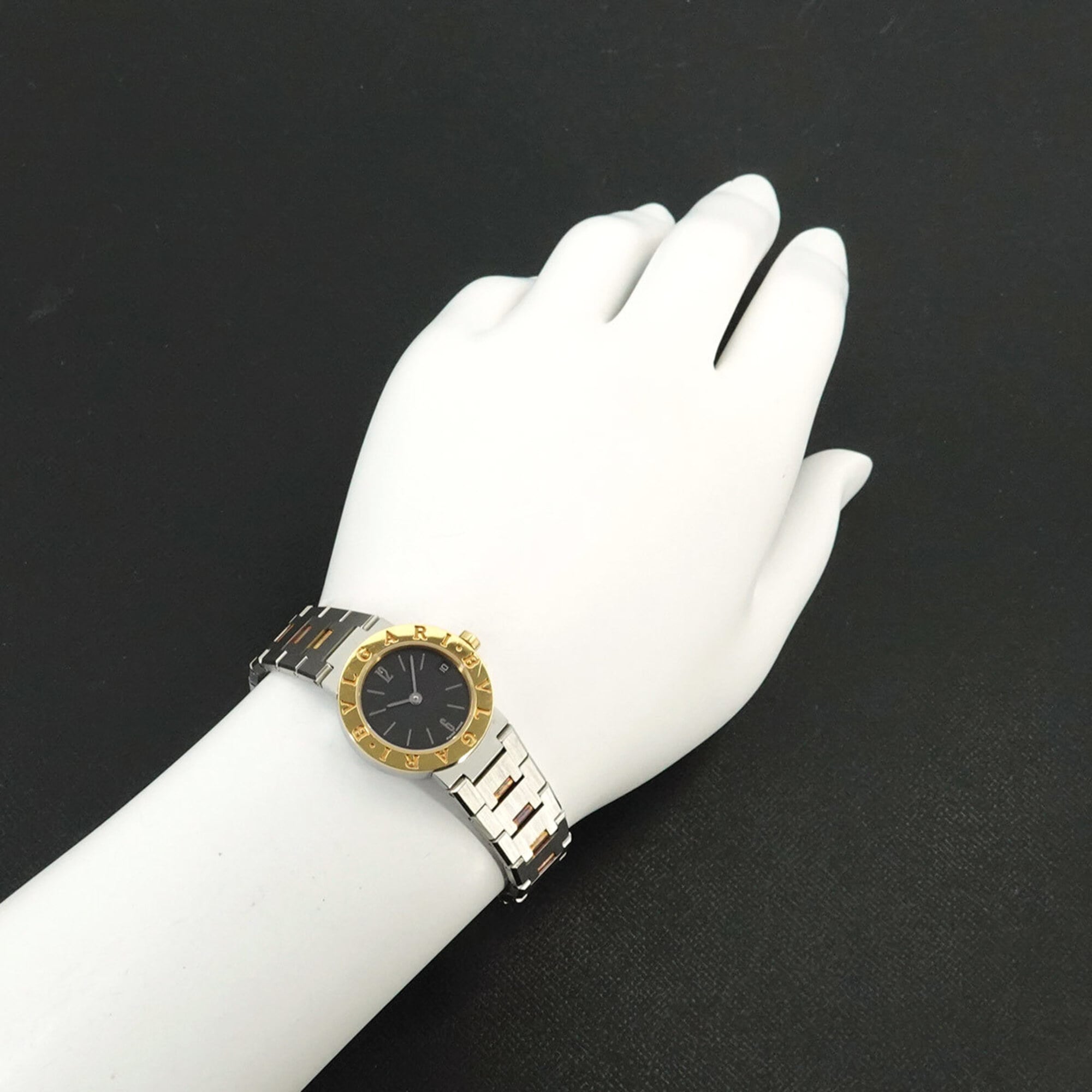 Bulgari Bulgari BB23SGD Black Dial 23mm Watch