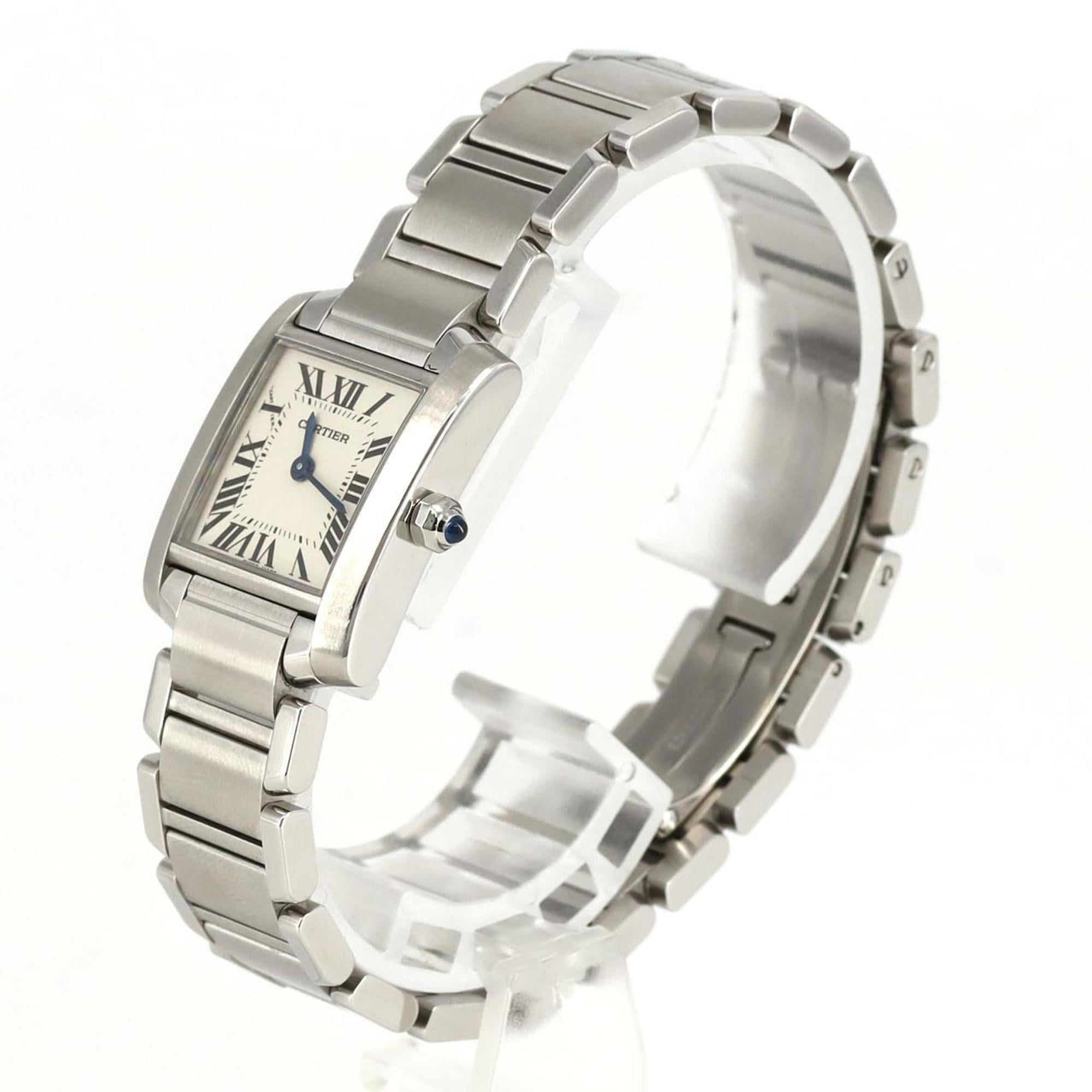 Cartier Tank Francaise SM W51008Q3 SS Wristwatch Quartz