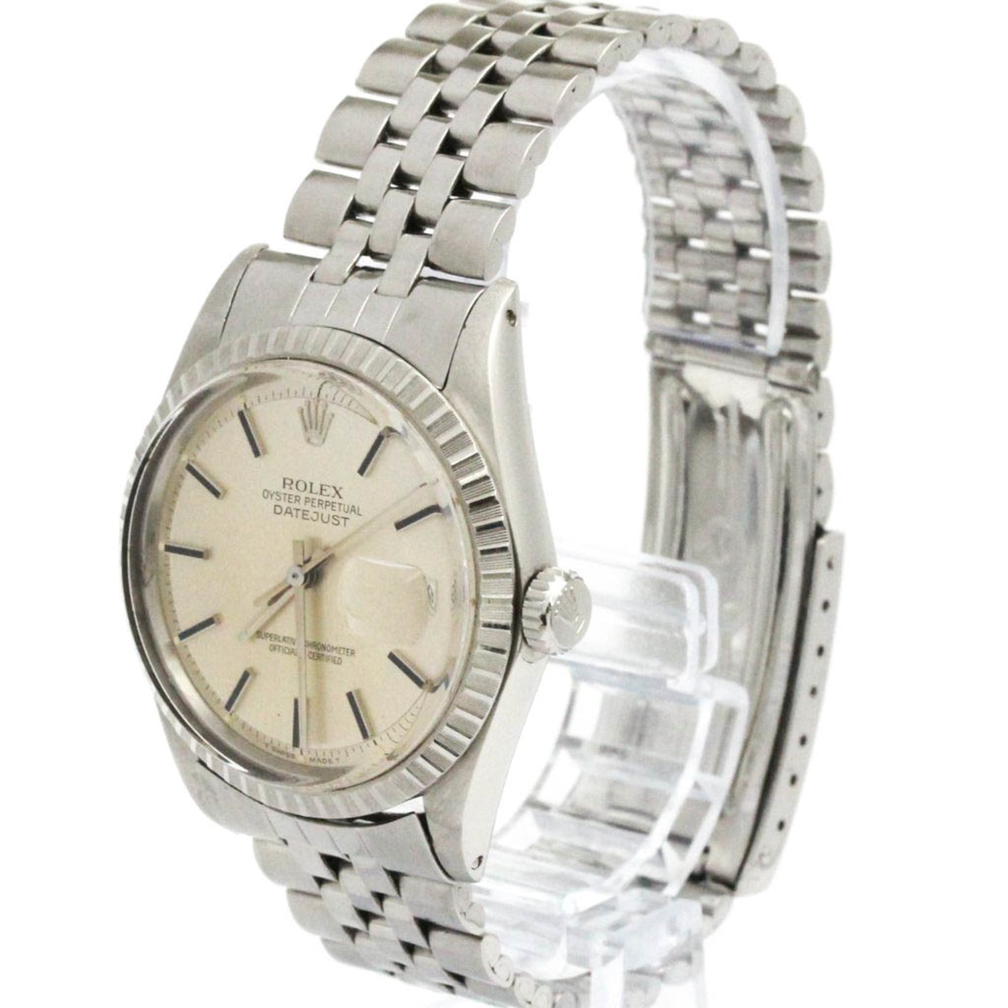 ROLEX Datejust 1603 Stainless Steel Automatic Mens Watch Vintage