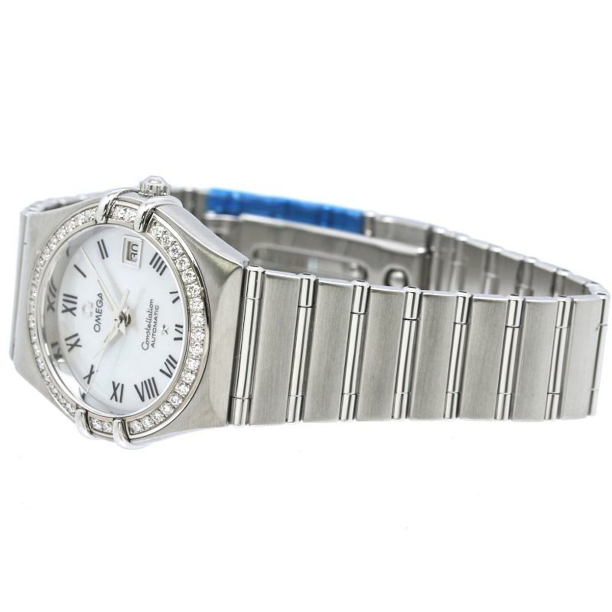 Omega Constellation Diamond Bezel 1497.61.00 White shell Dial 27mm Watch
