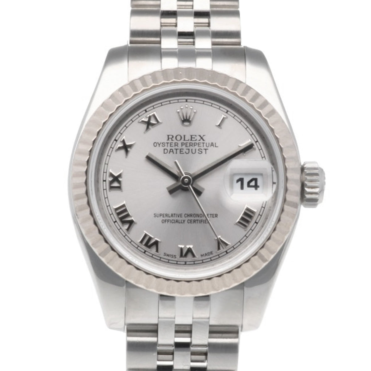 Montre Rolex Datejust Oyster Perpetual 179174, cadran argenté, 26 mm