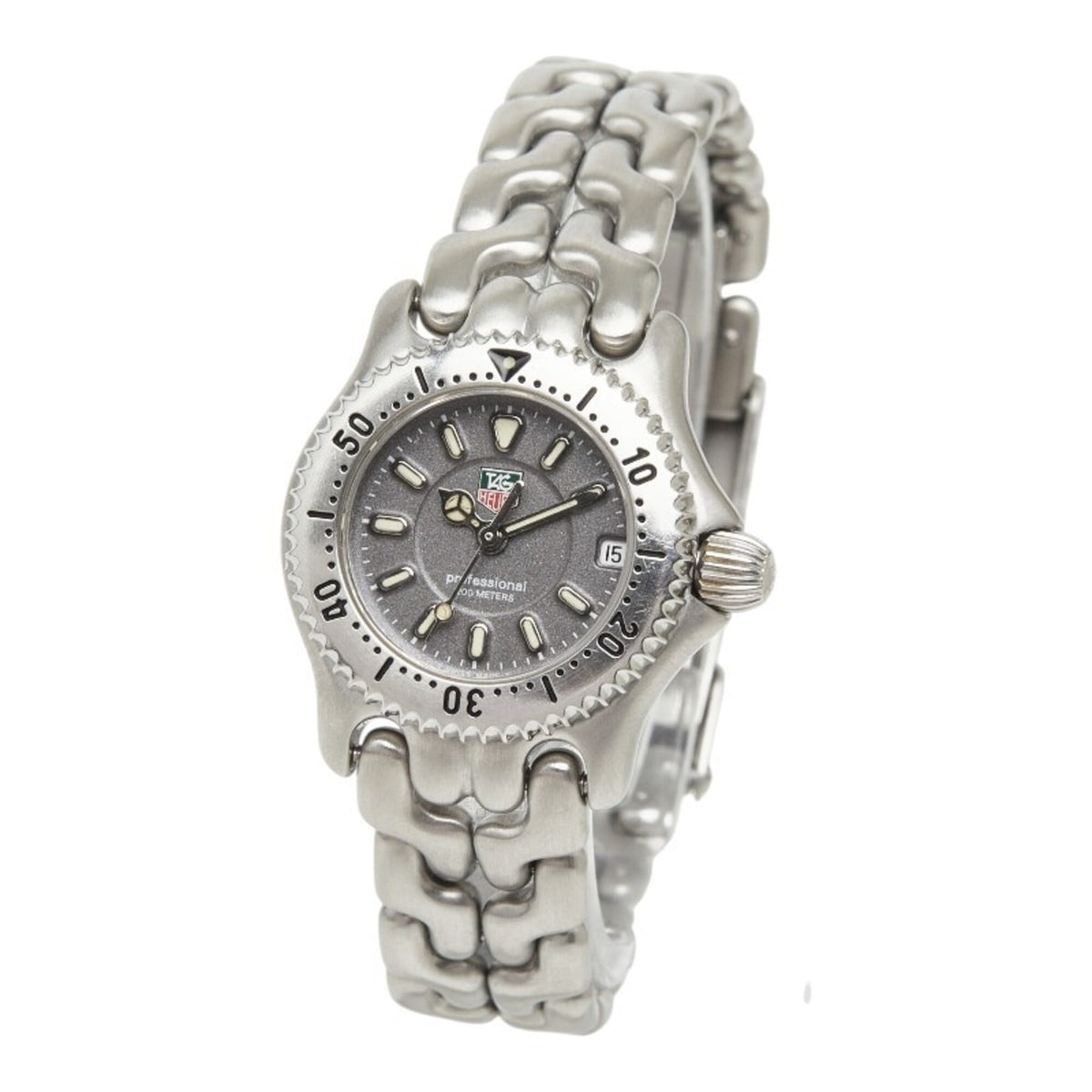 TAG Heuer Professional Cell WG1413-0 horloge met grijze wijzerplaat, 24 mm