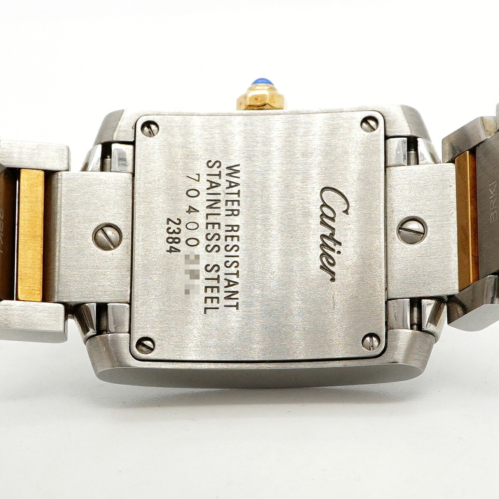 Cartier Tank FranÃ§aise SM Two-Tone W51007Q4 Ivory Dial Wo