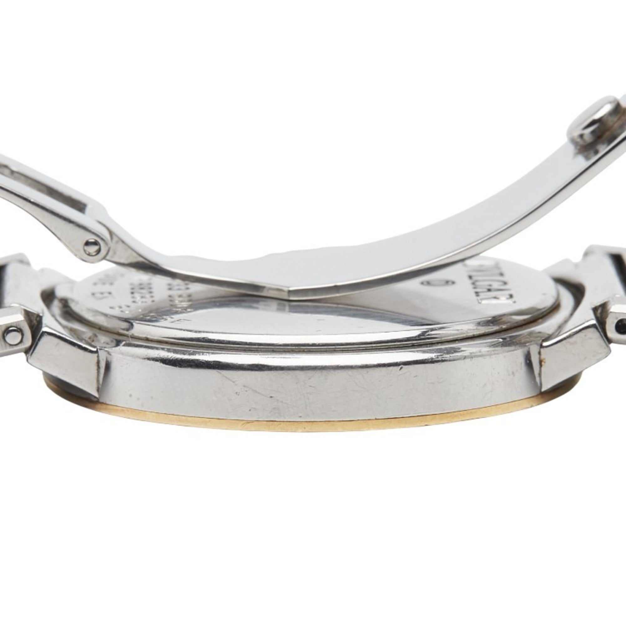 BVLGARI herenhorloge BB33SGD, kwarts, zwarte wijzerplaat, roestvrij staal en geelgoud, tweekleurig