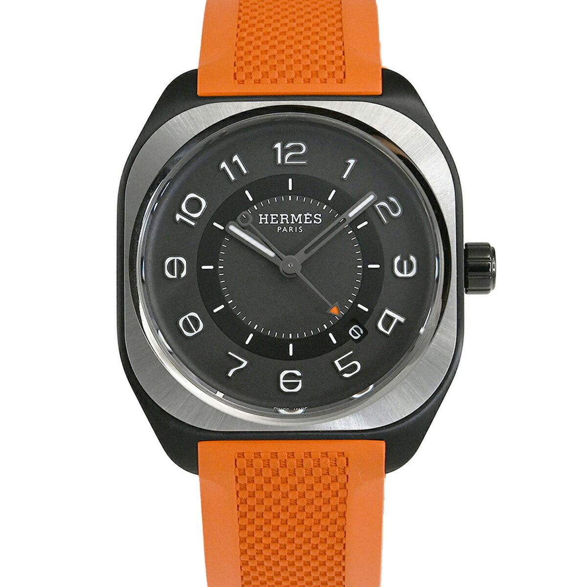 Hermes H08 SP1.741a Zwart, grijze wijzerplaat 39mm Horloge