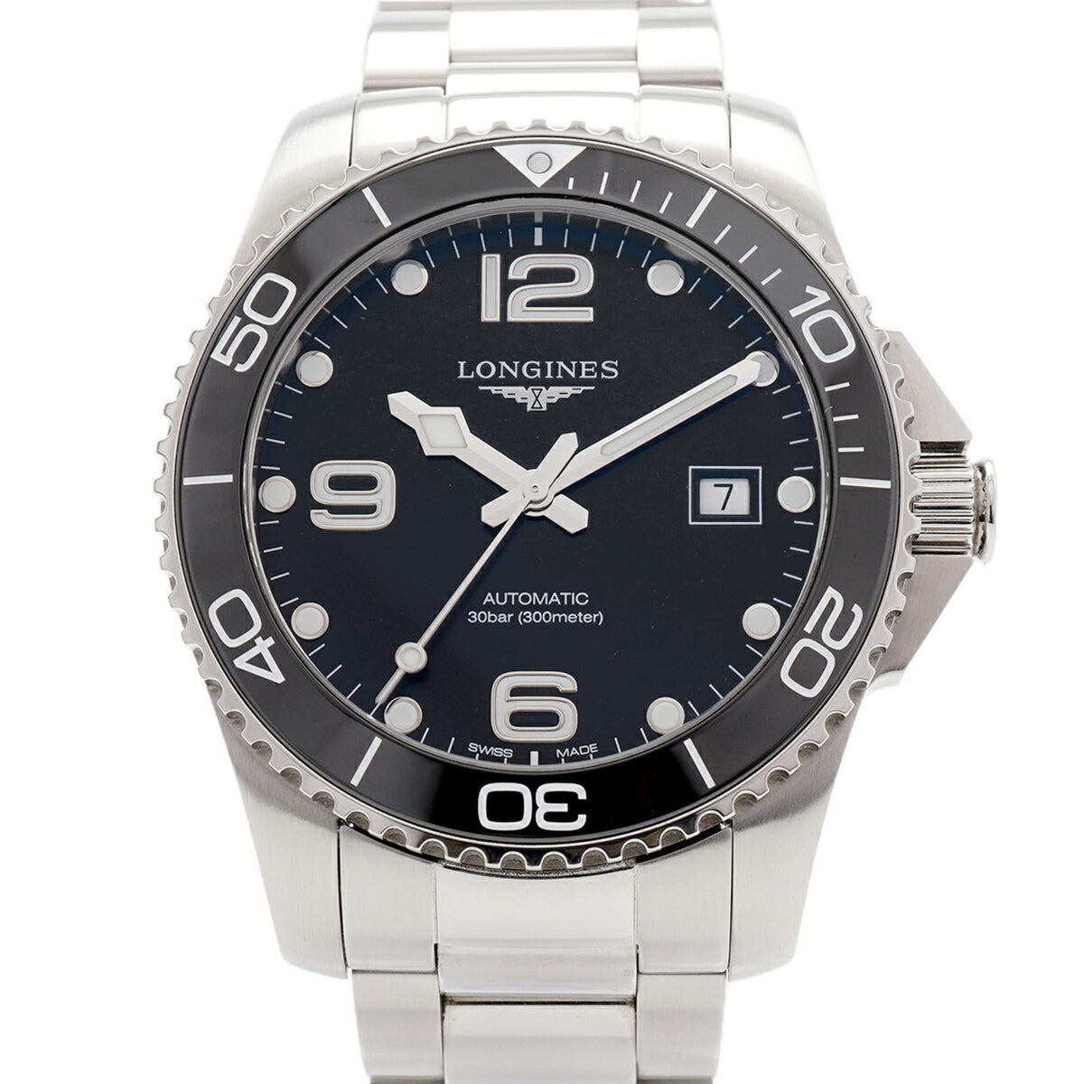 Longines HydroConquest L3.781.4.56.6 Black Dial 41mm Watch