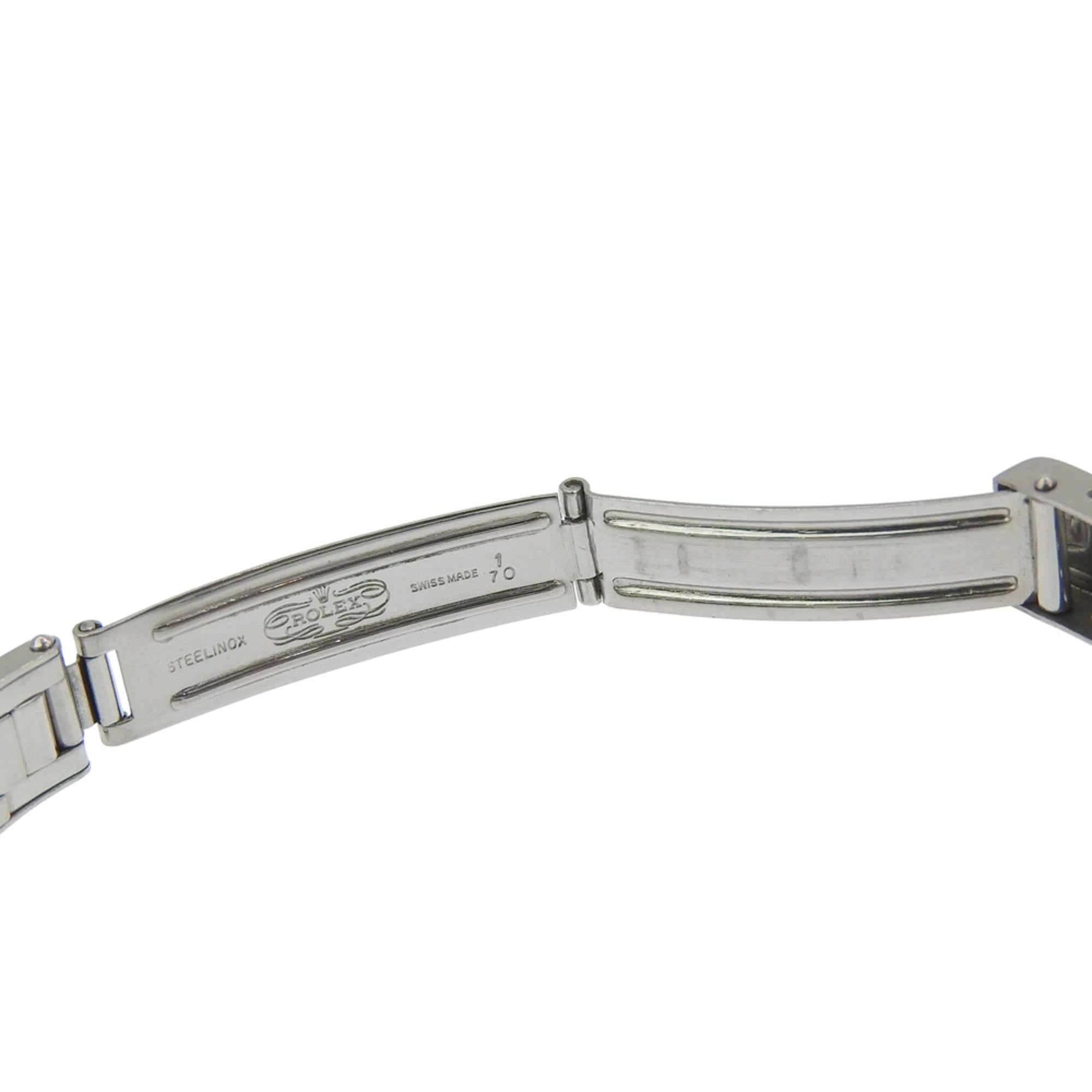 Rolex Oyster Perpetual Uhr, Kaliber 1161 6618, Edelstahl, 1965, Automatik, analoge Anzeige, Silber Zifferblatt, Damenuhr.
