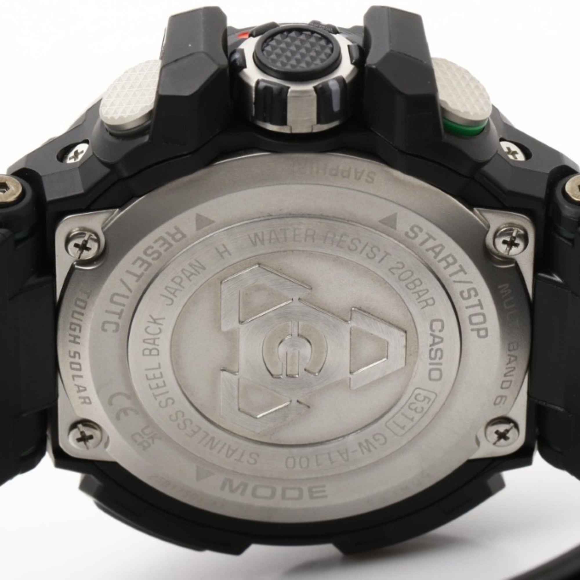 CASIO G-SHOCK MASTER OF G AIR GRAVITYMASTER GWA11001A3JF Zwart kunststof analoog herenhorloge